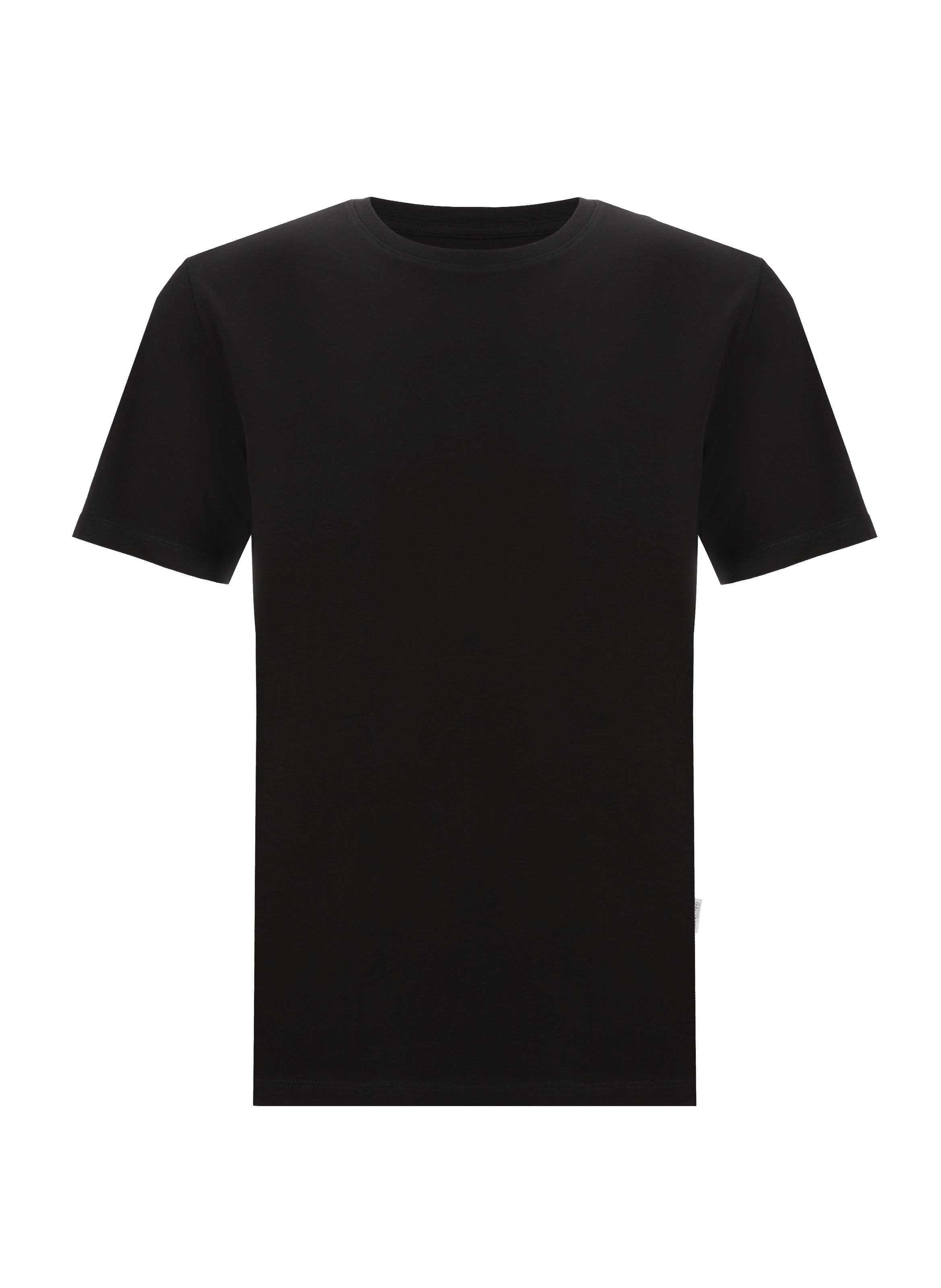 SELECTED Cotton T-shirt Black