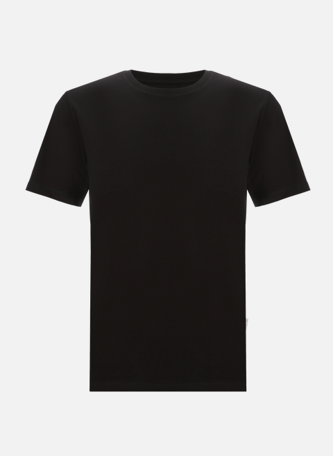 Baumwoll-T-Shirt SchwarzSELECTED 