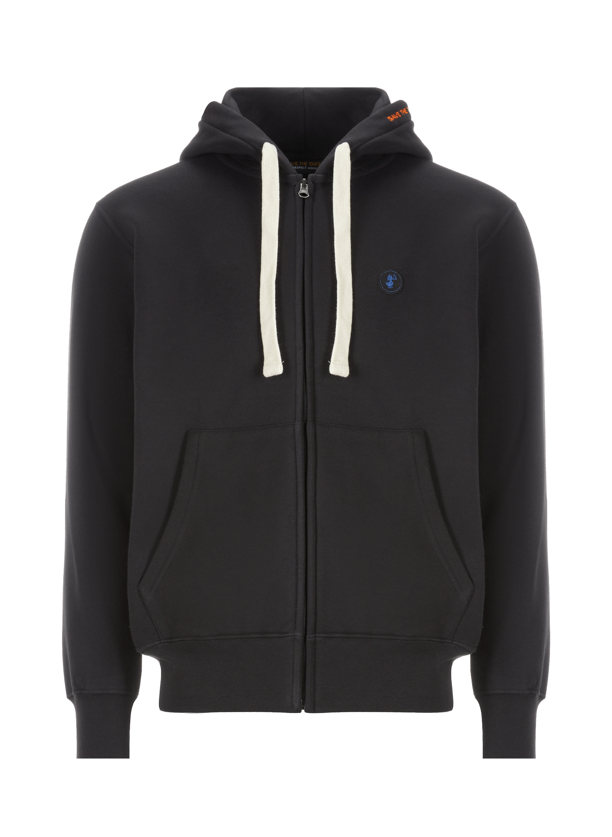 Gilet à capuche en coton mélangé