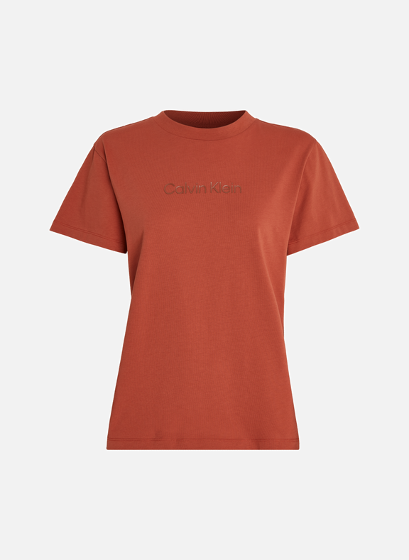 CALVIN KLEIN T-shirt en coton  Orange