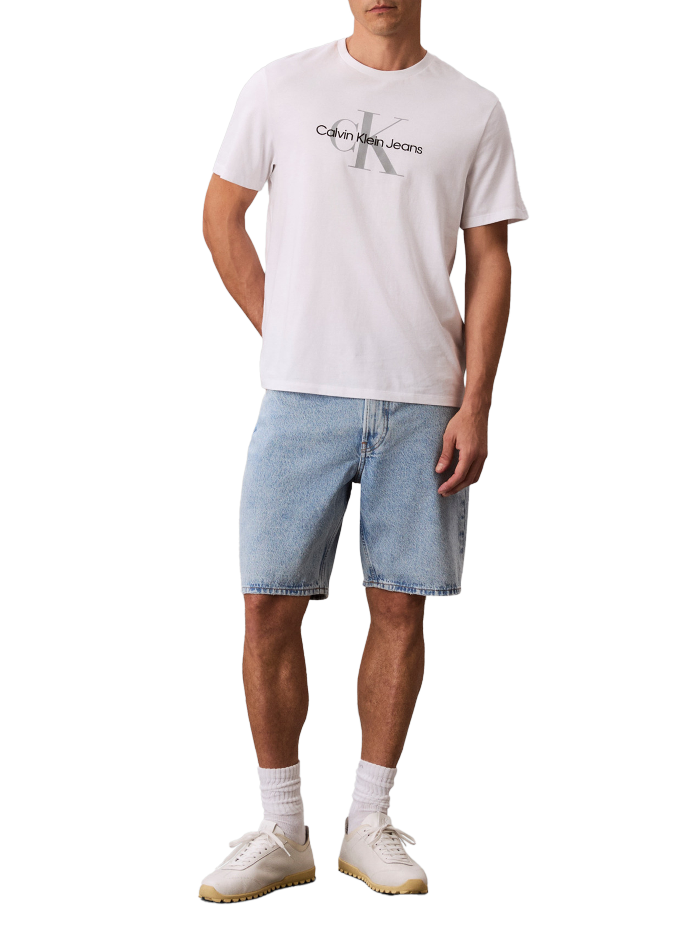 Denim Shorts CALVIN KLEIN Blue