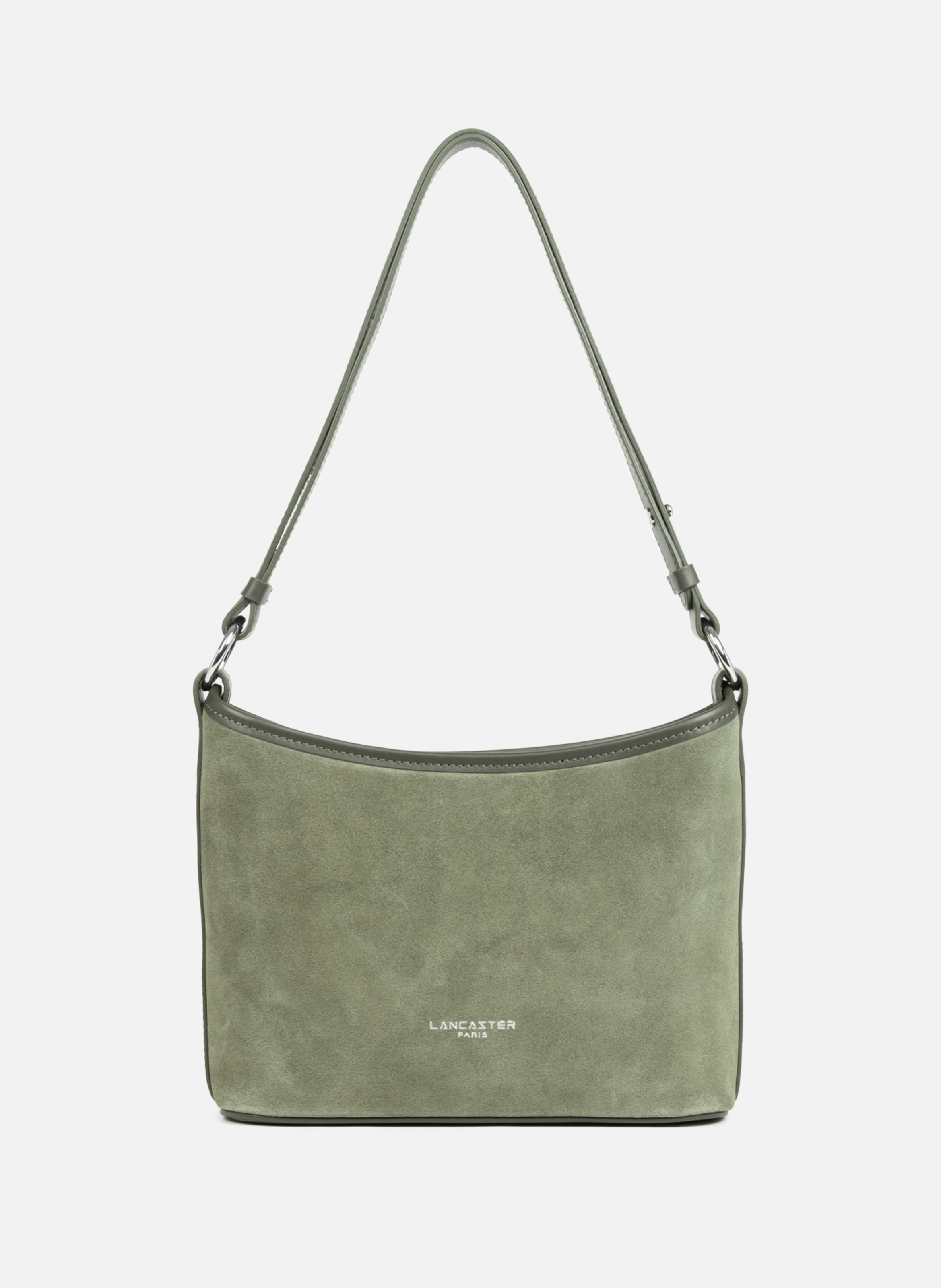 LANCASTER Petit sac seau - suède Vert