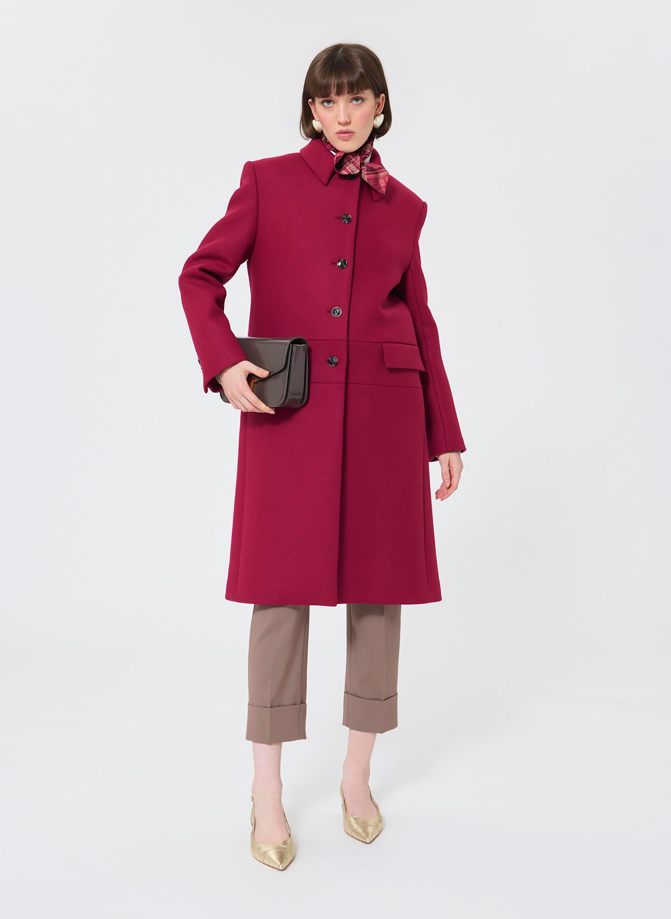 Manteau manola TARA JARMON Rose