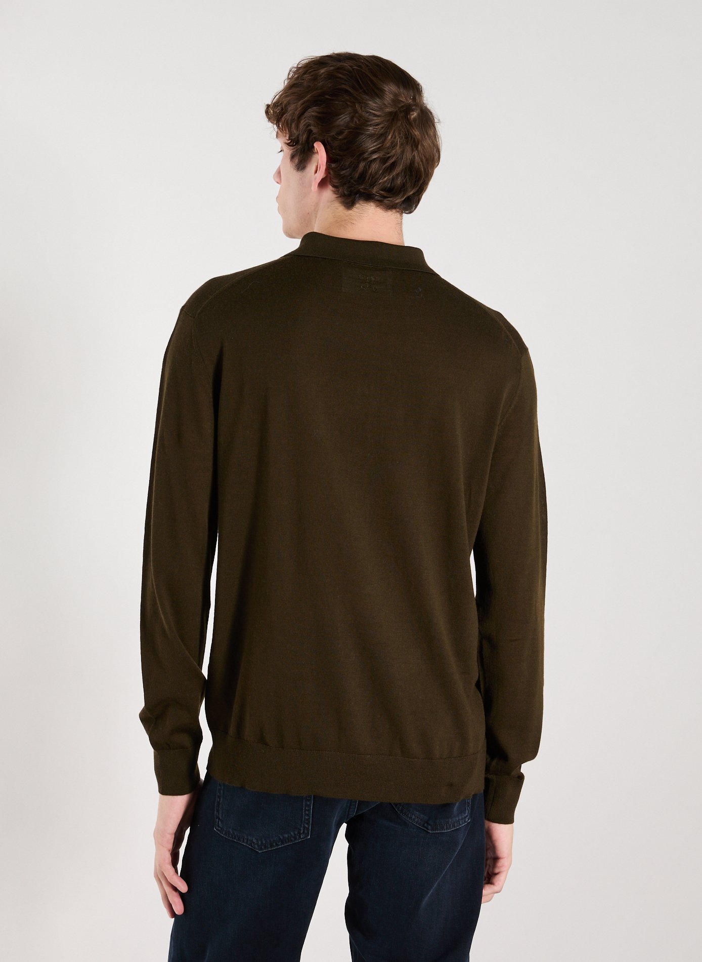 Polo à manches longues CLOSED Vert