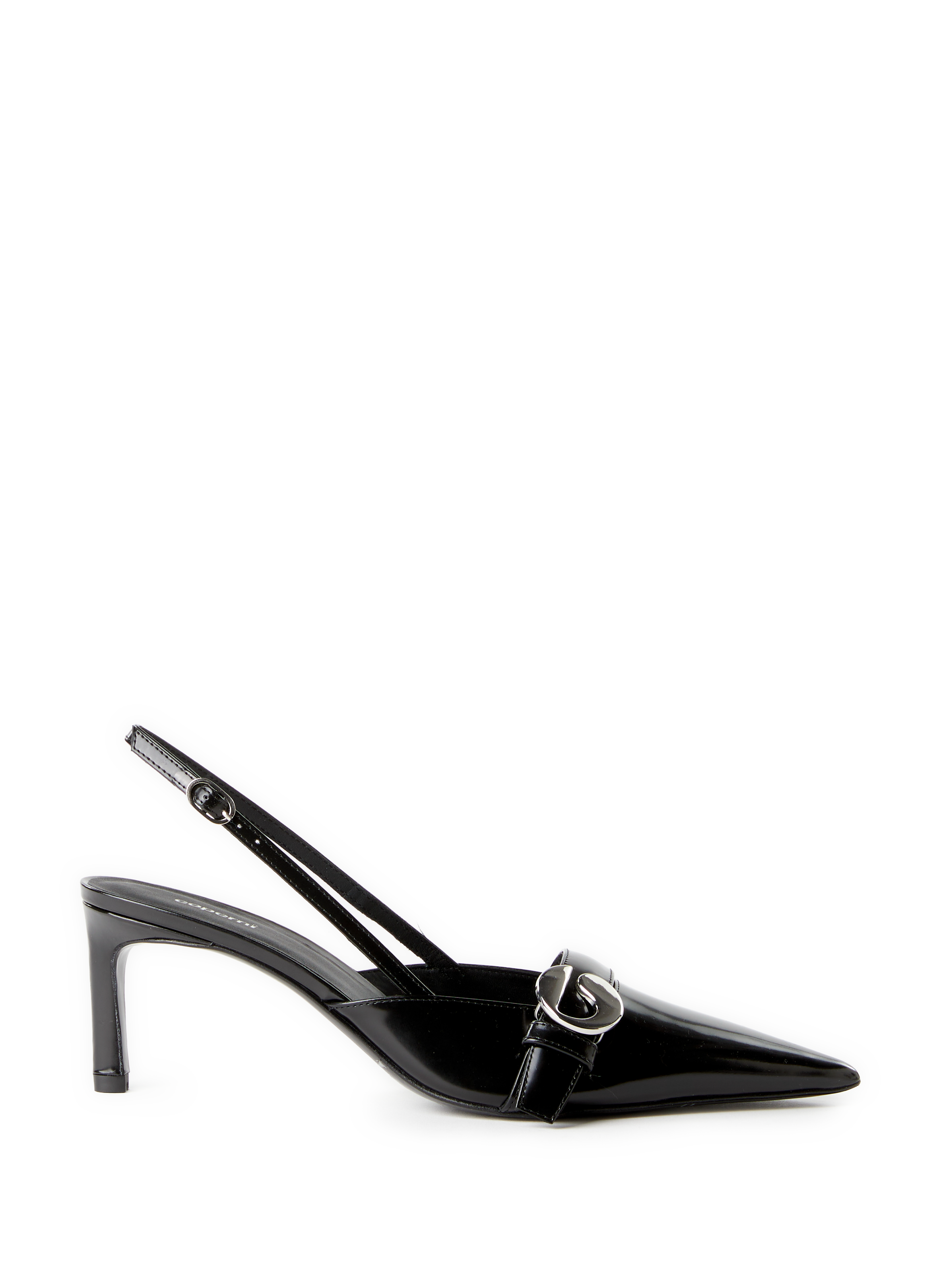 COPERNI Sling-back vernies en cuir Noir