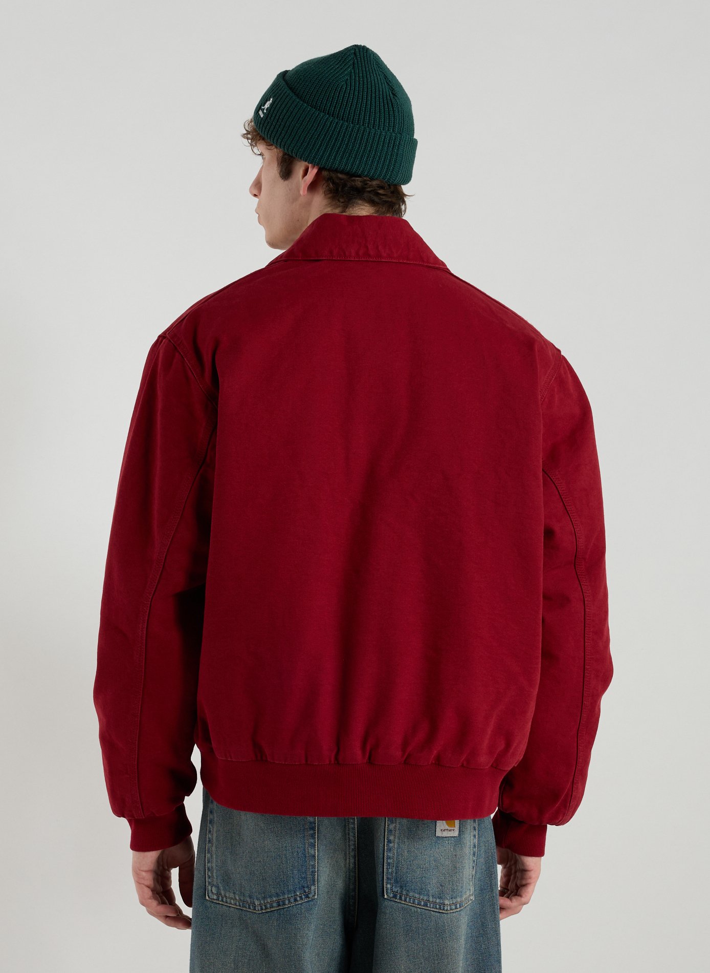 Stanton Scarlet cotton denim jacket CARHARTT WIP Red