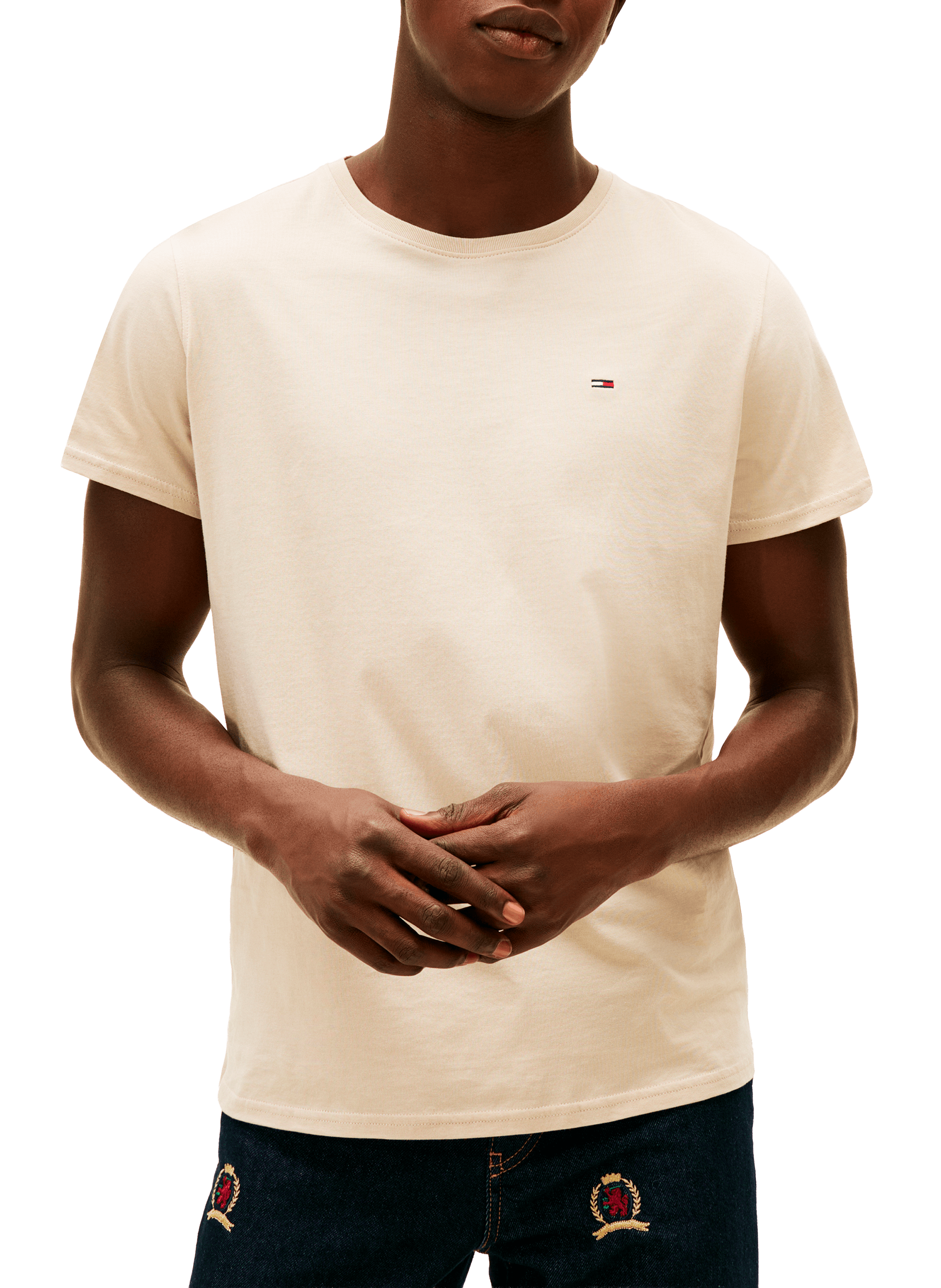 TOMMY HILFIGER T-shirt en coton  Beige