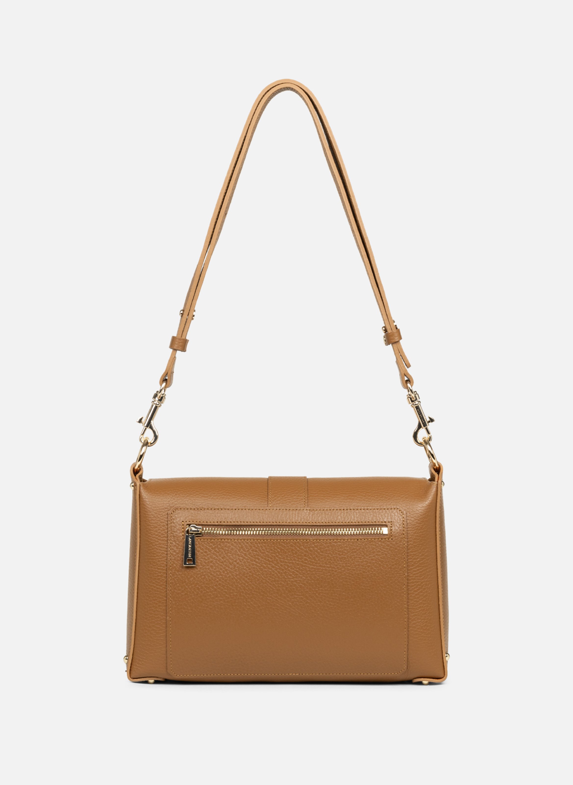 M crossbody bag - Top Double Brown