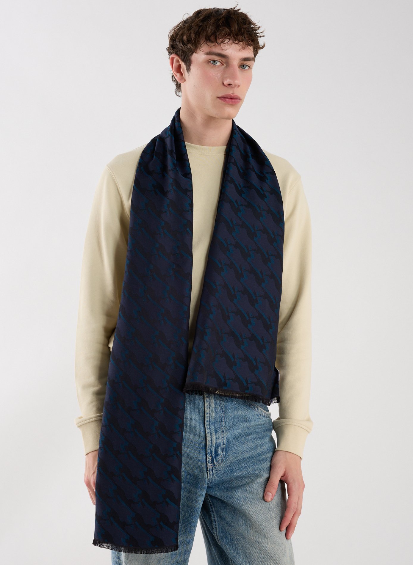 Foulard en soie mélangée PAUL SMITH Multicolore