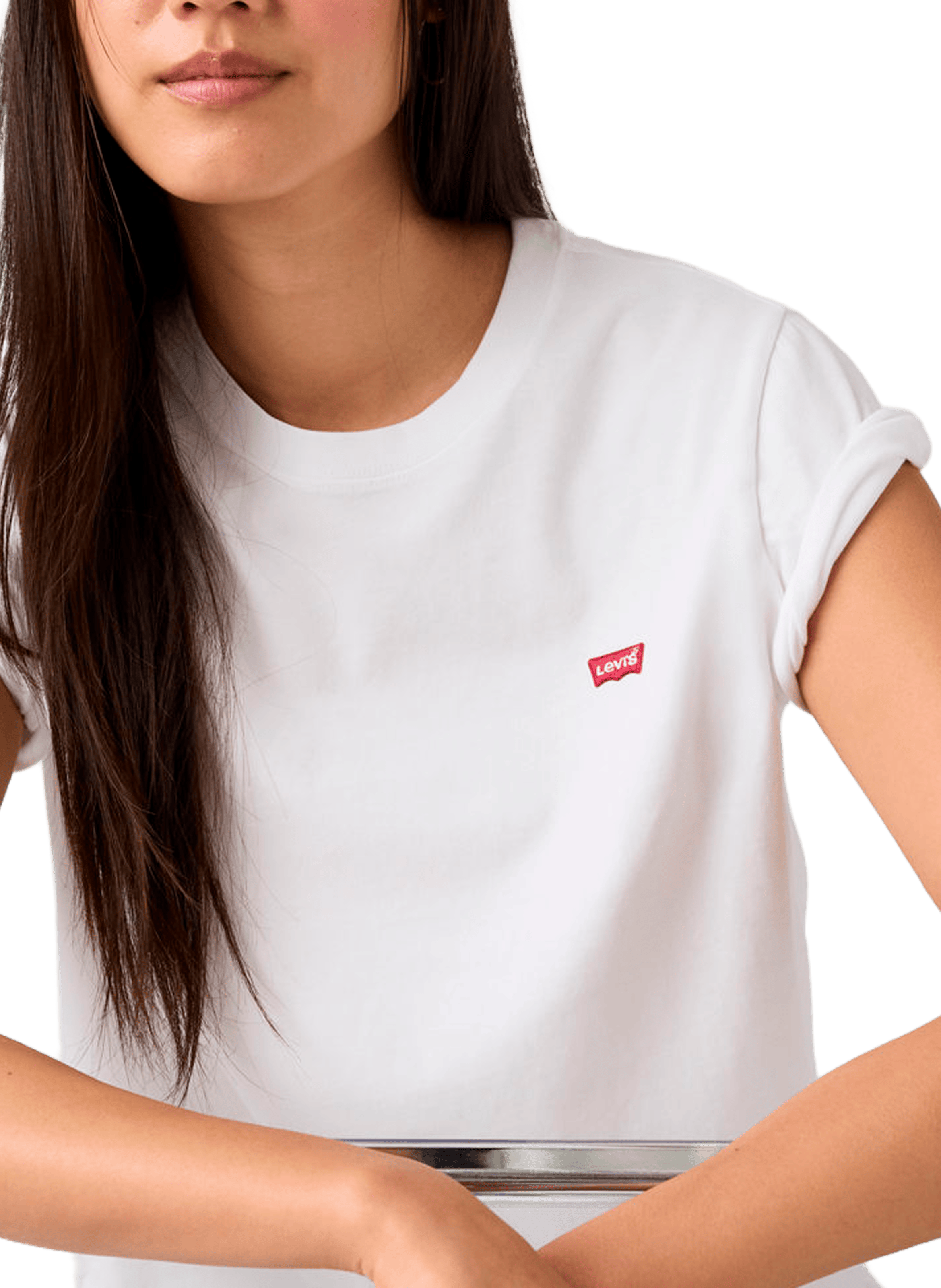 Short-Sleeve Cotton T-Shirt  LEVI'S White