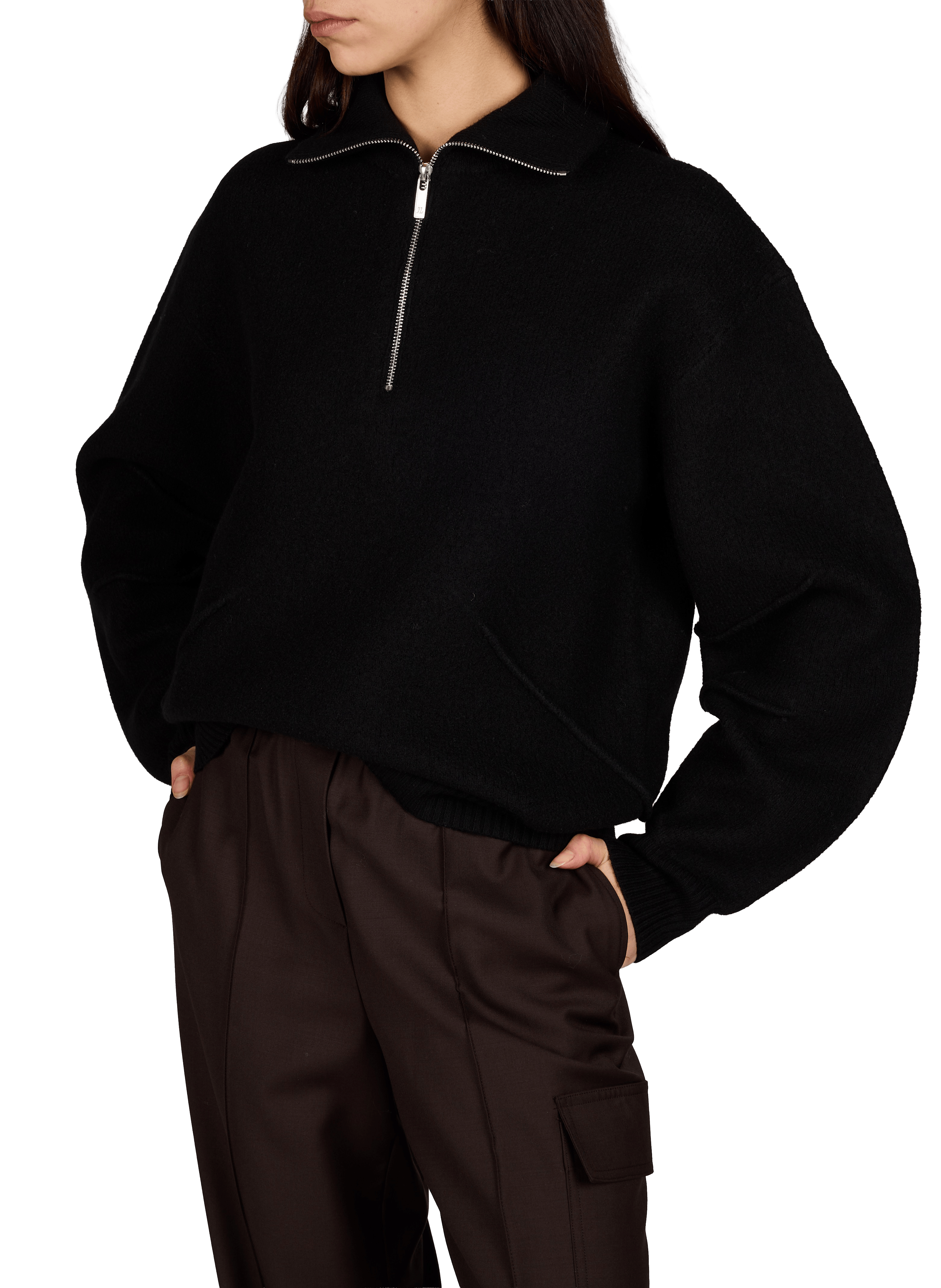 Wool sweatshirt HELMUT LANG Black