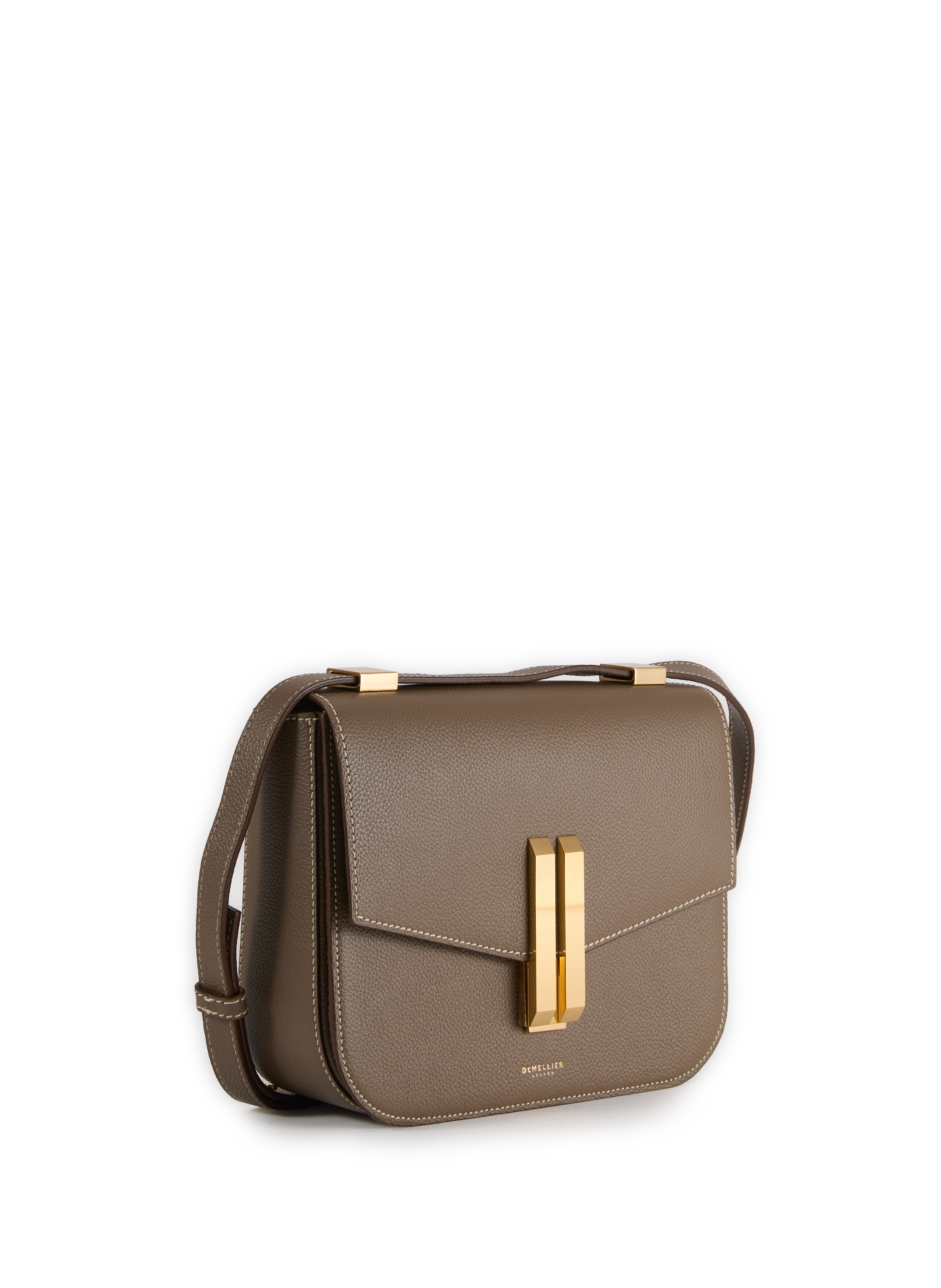 Sac à main Vancouver en cuir  DEMELLIER LONDON Marron