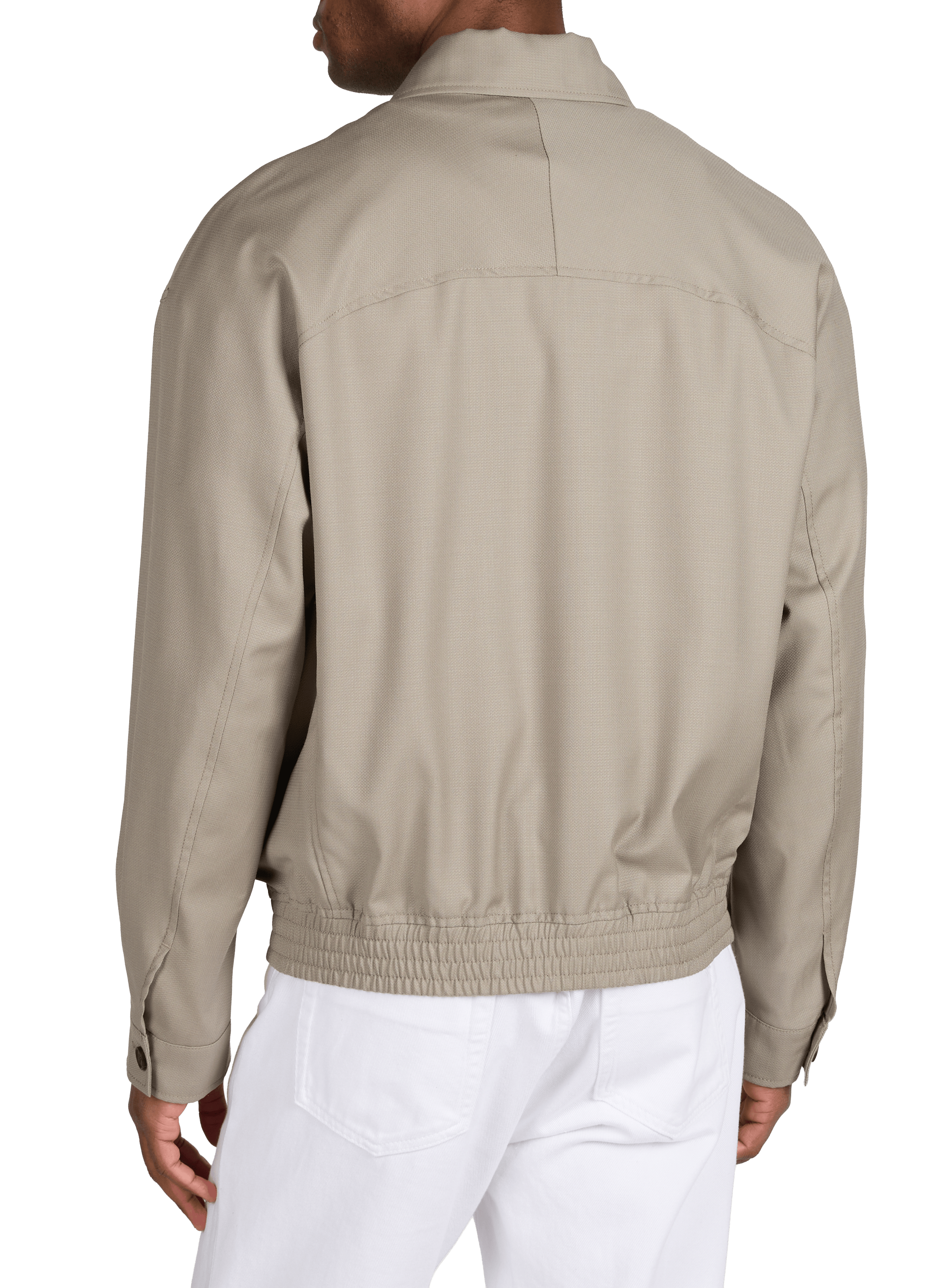 Jacket with classic virgin wool collar EMPORIO ARMANI Beige