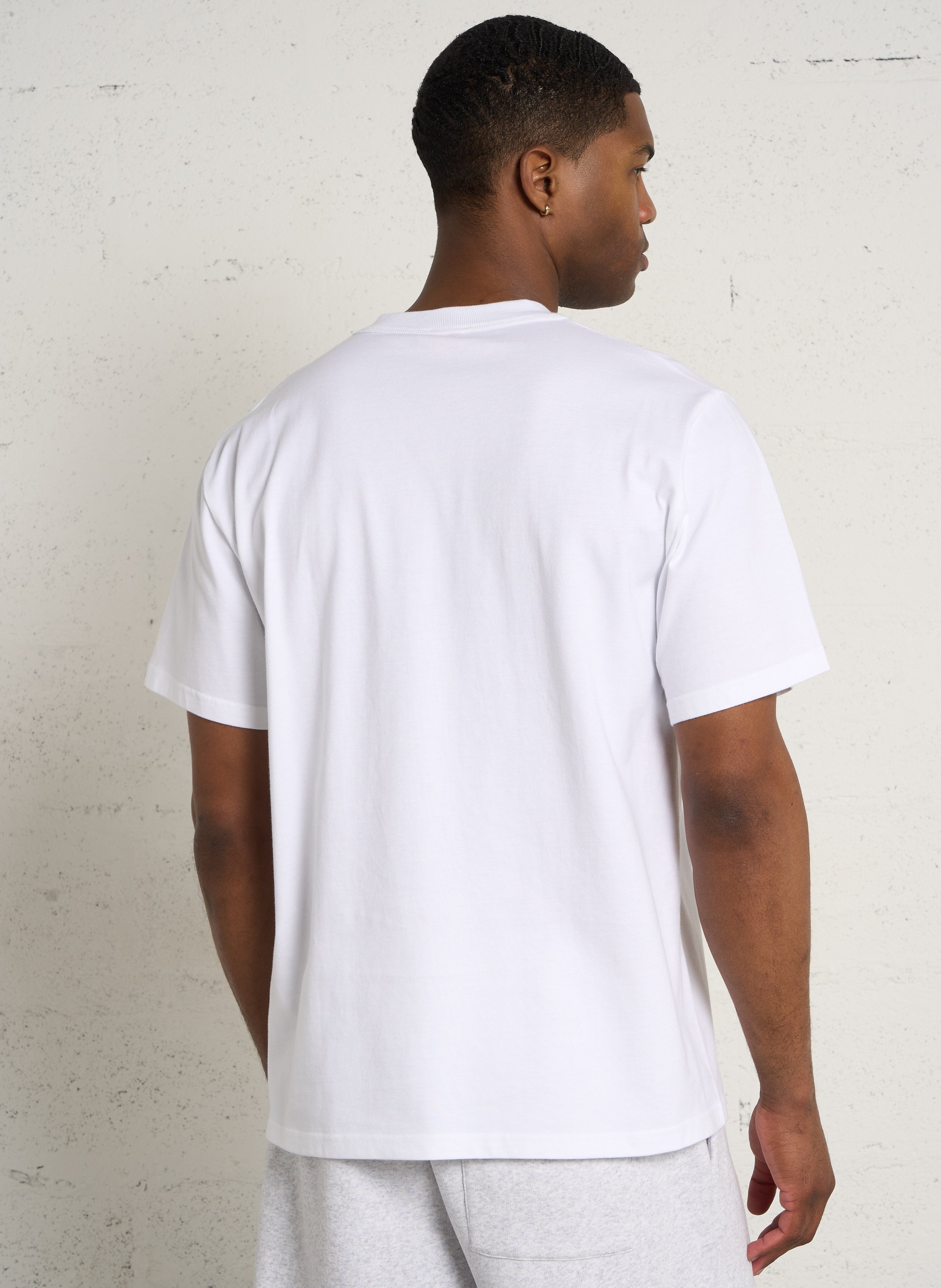 Tee-shirt droit en coton bio heritage ARMOR-LUX Blanc