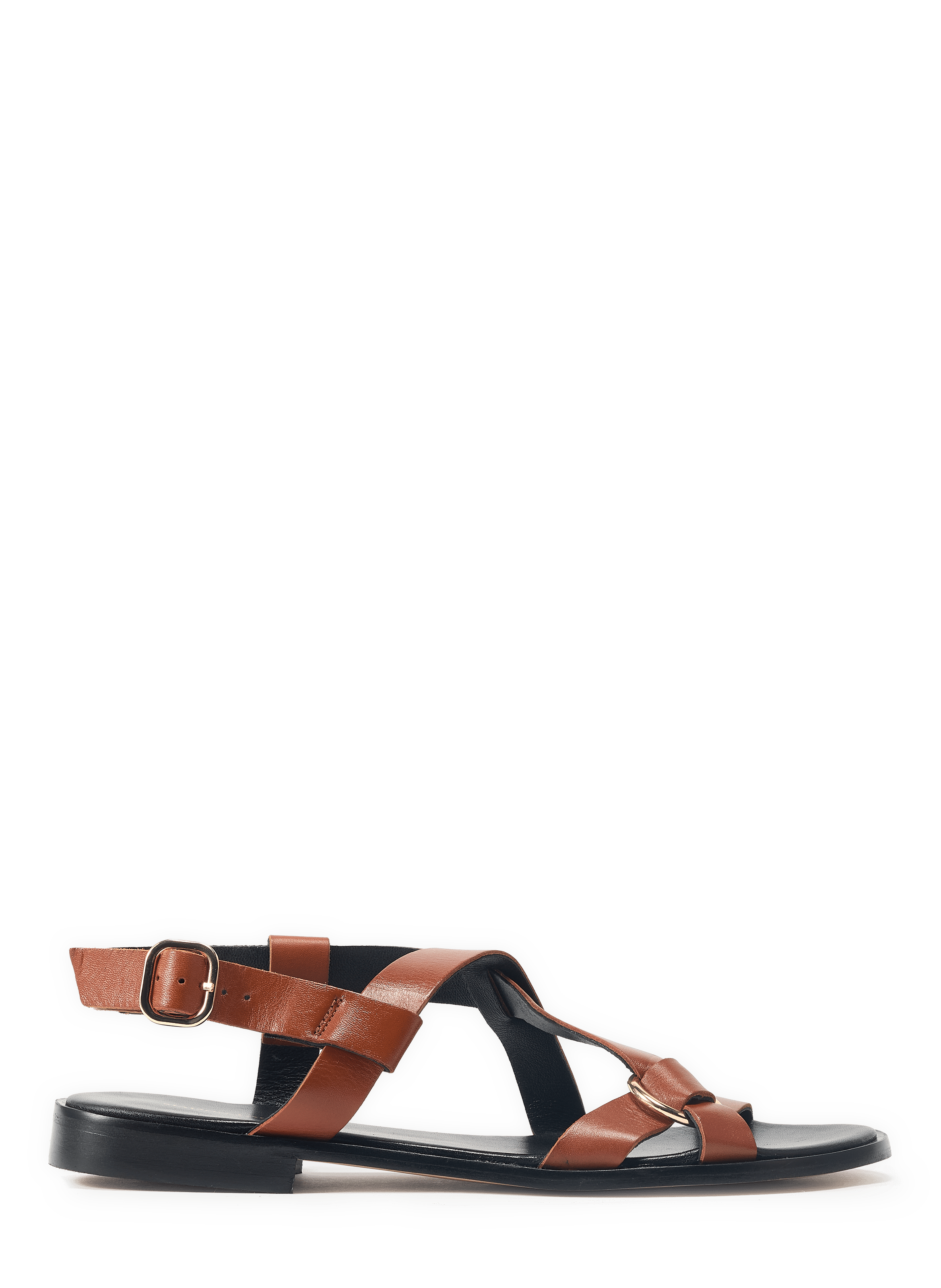 Sandales Maelys en cuir MAISON TOUFET Marron