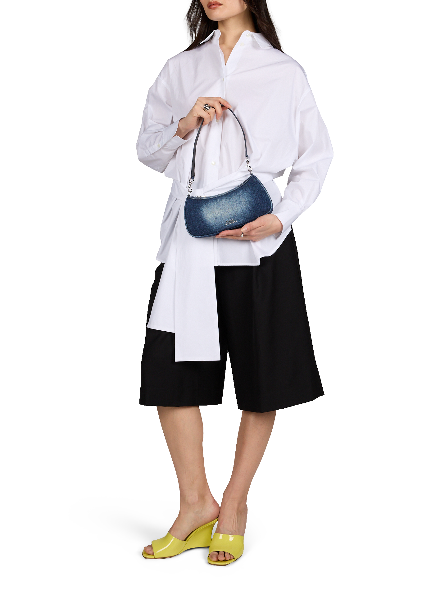 Denim shoulder bag MARC JACOBS Blue