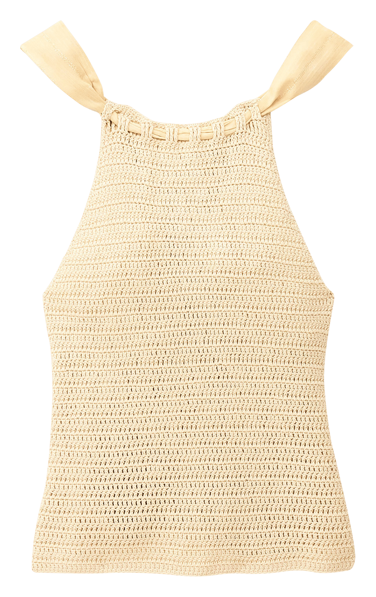 Top col halter en maille de coton cedric BA&SH Multicolore