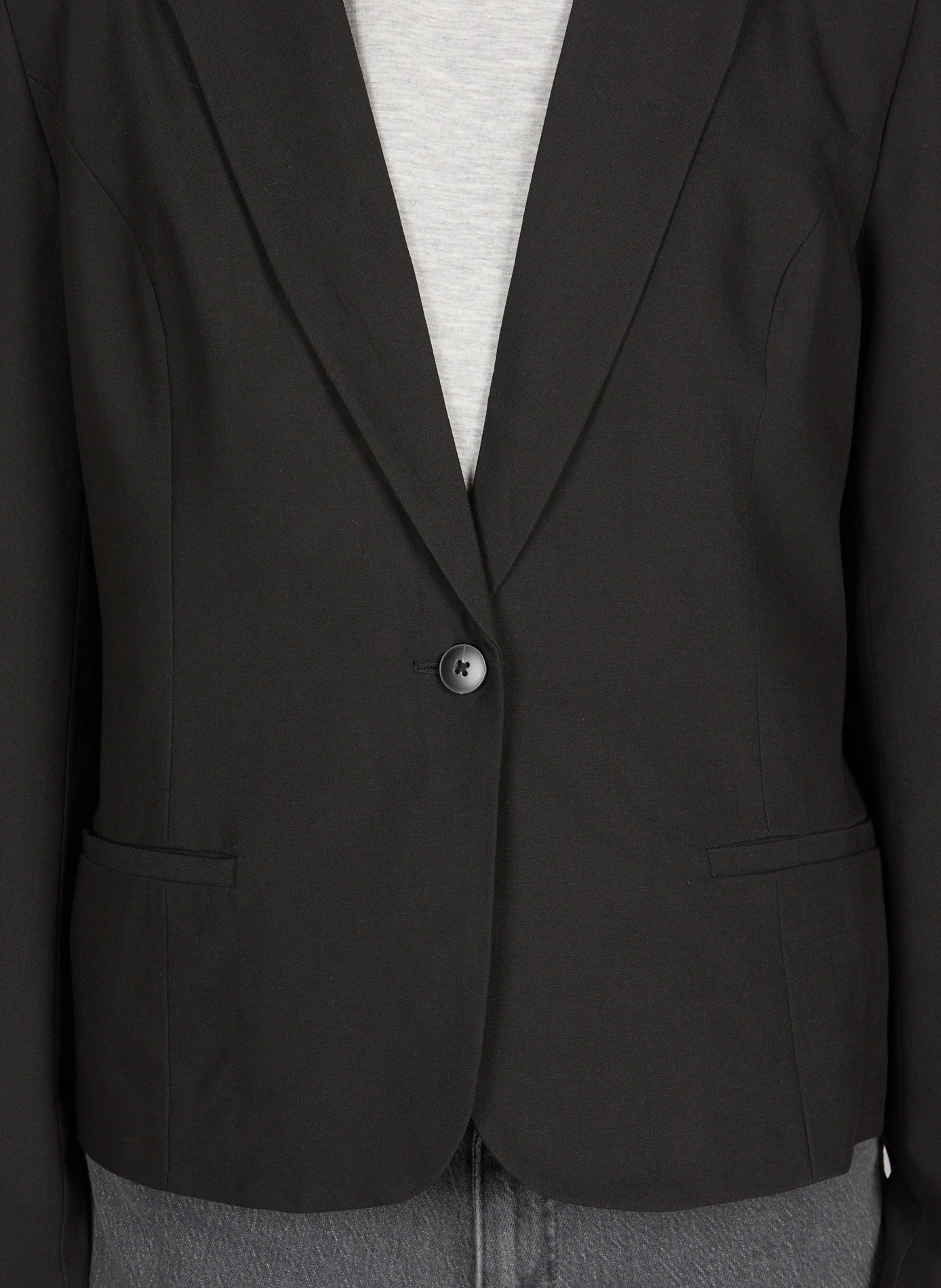Blazer cintré uni VILA Noir
