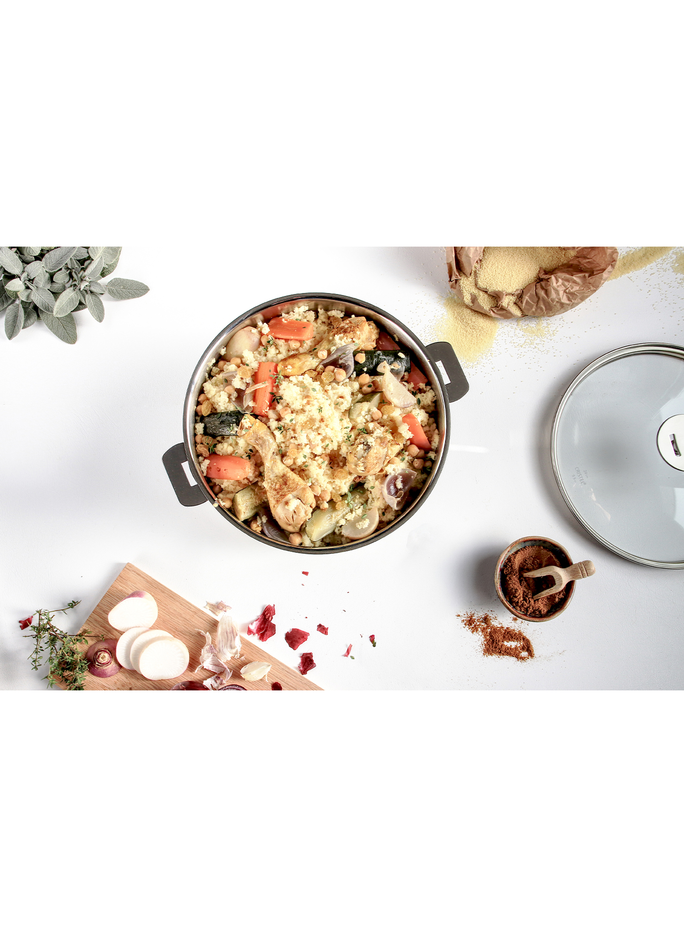 Cuit-vapeur universel Mutine en inox CRISTEL Gris