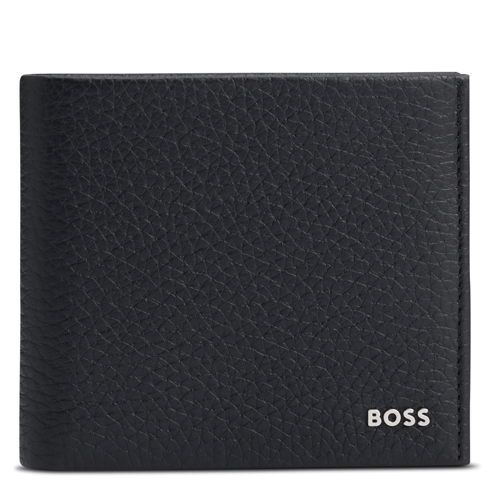 Portefeuille en cuir BOSS Noir