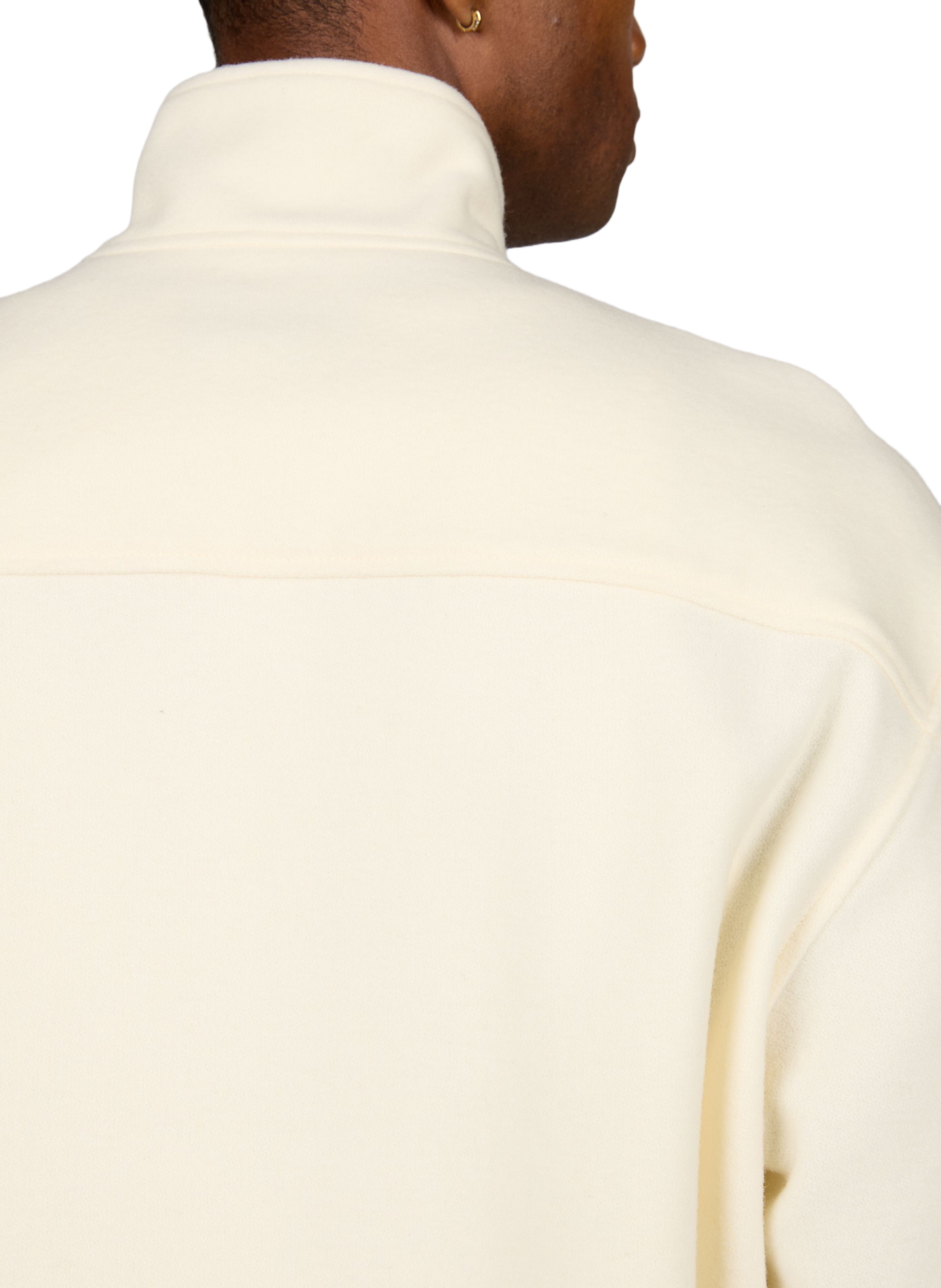 Flauschige Jacke mit Stehkragen aus Wollmischung COURRÈGES Beige