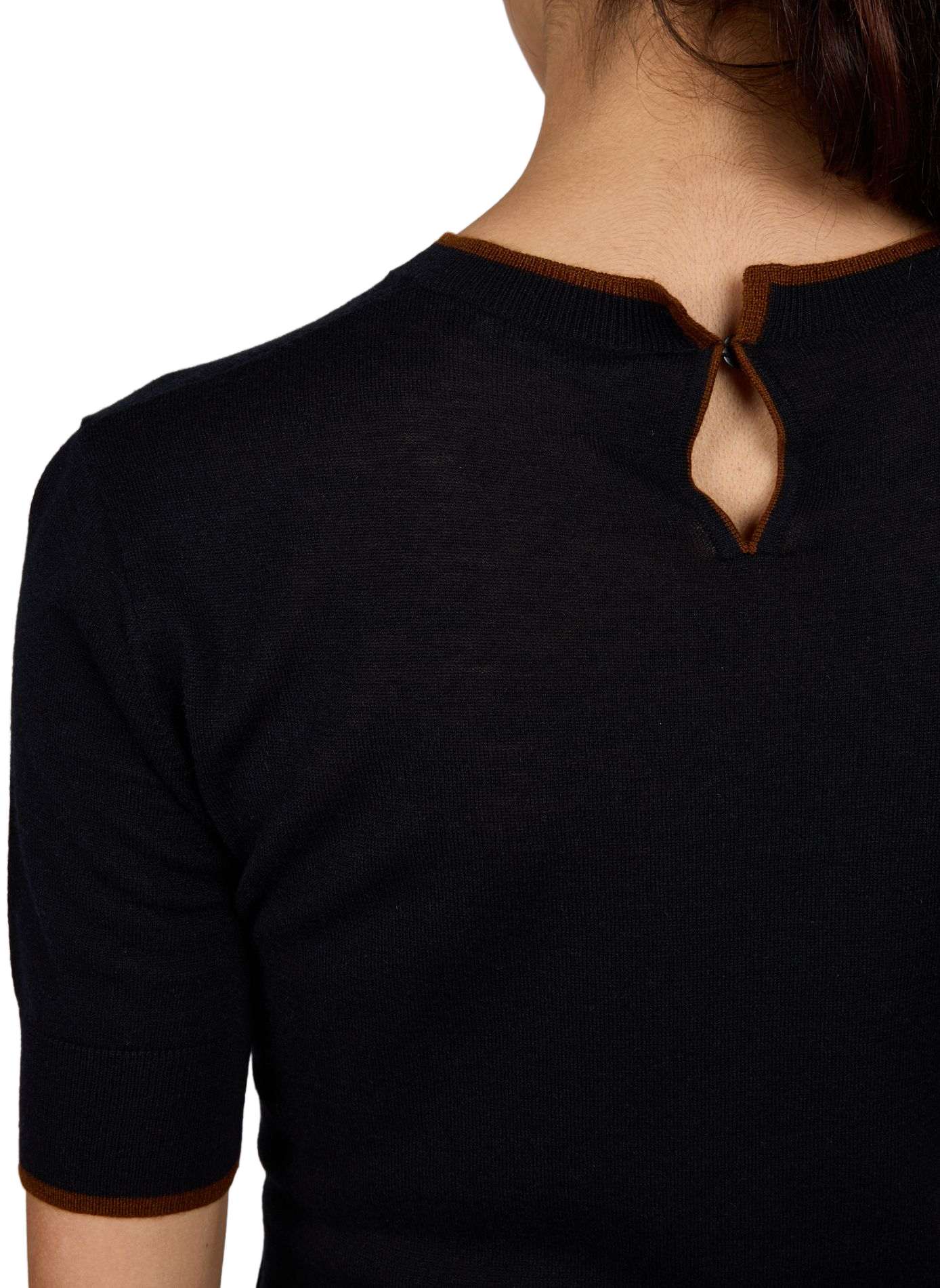 Round neck silk and wool sweater MAX MARA STUDIO Blue