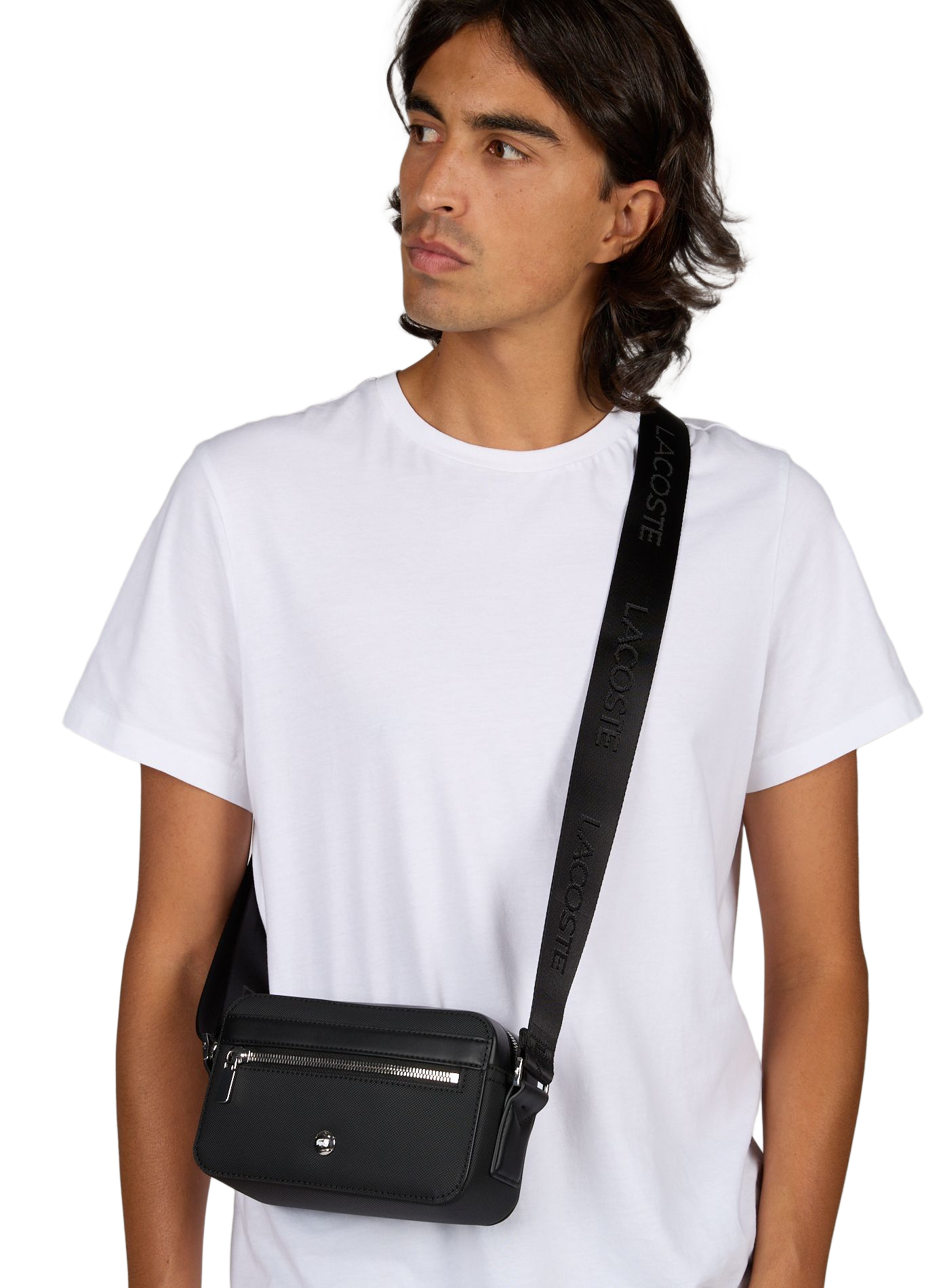 Langon Umhängetasche mit Steppmuster LACOSTE Schwarz