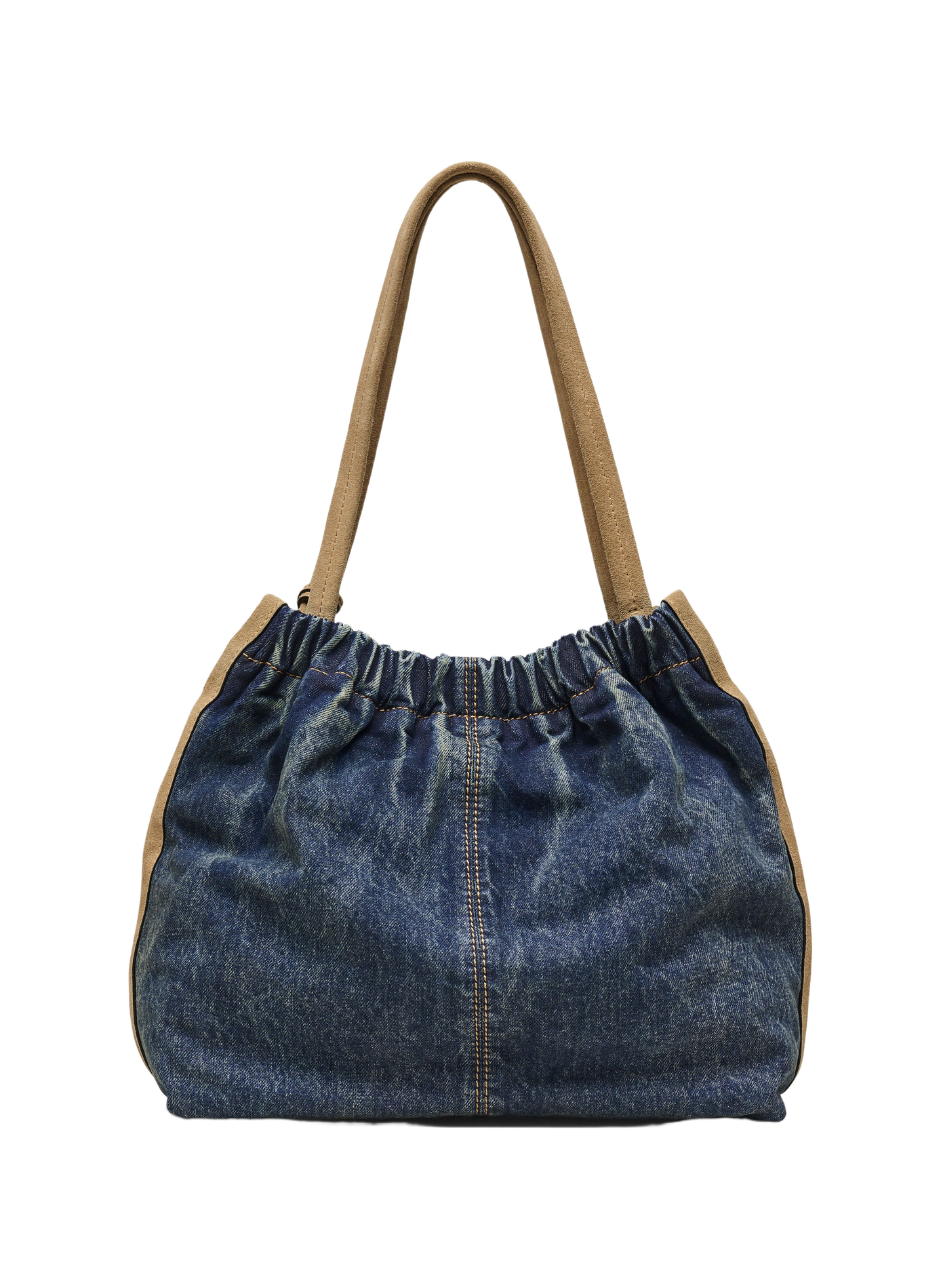 Tasche aus Denim-Wildleder Cristina Tote aus Baumwolle MARC JACOBS Blau