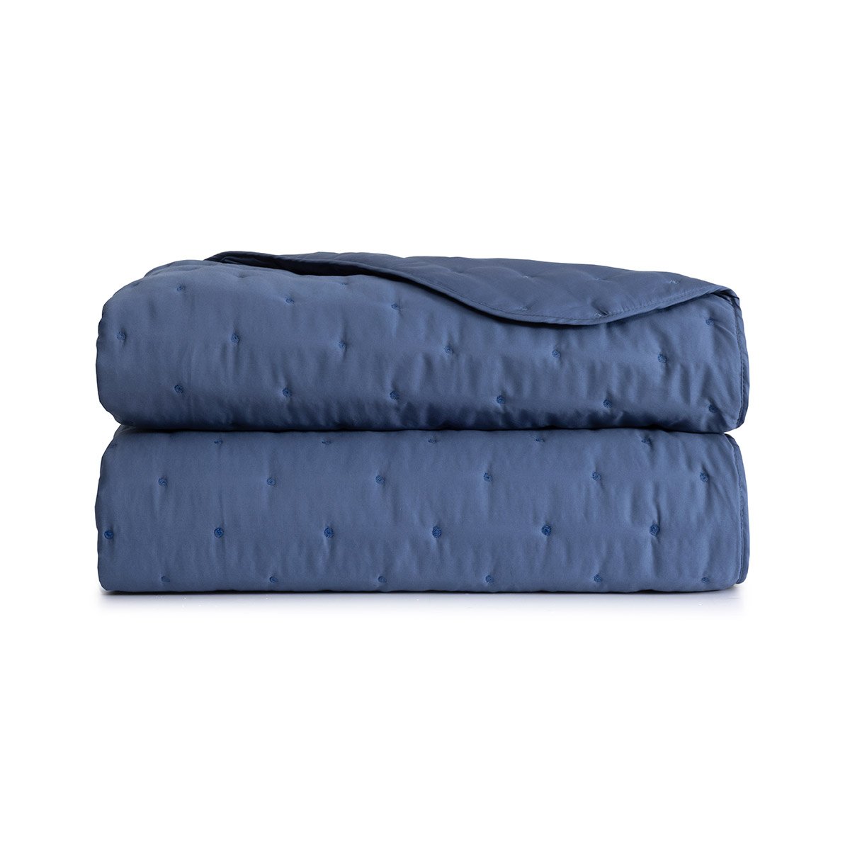 Couvre lit en satin, triomphe  Outremer