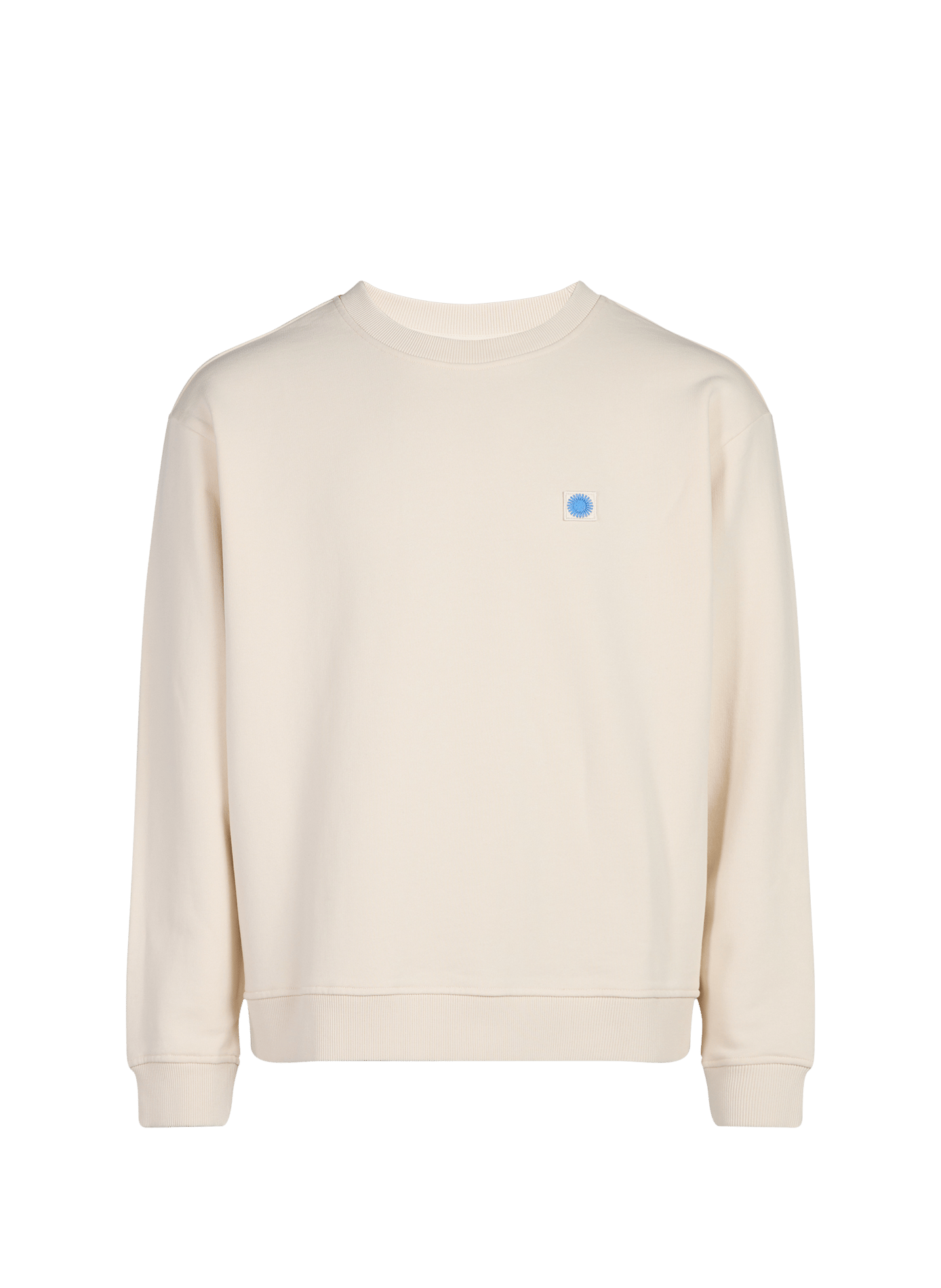 Straight cotton sweatshirt THINKING MU White