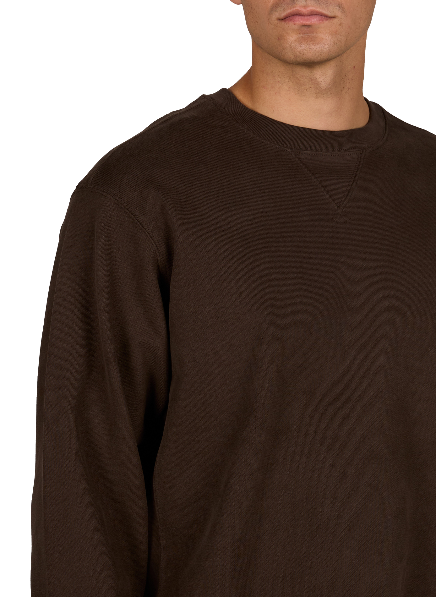 Oversized cotton sweatshirt SELECTED Brown