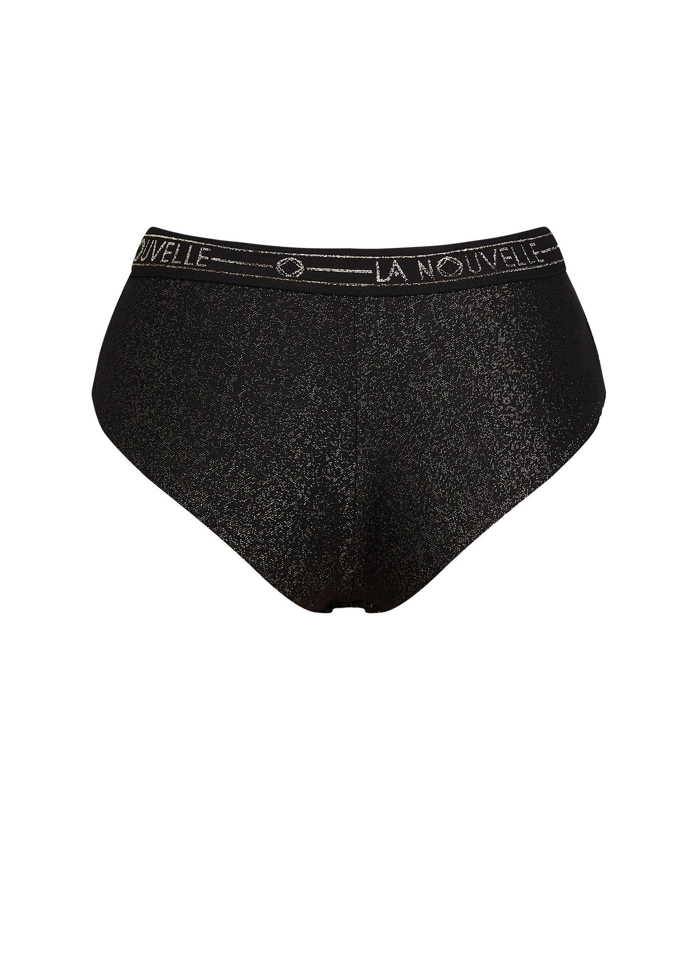 Shorty Judith mit glänzendem Gummibund LA NOUVELLE Schwarz