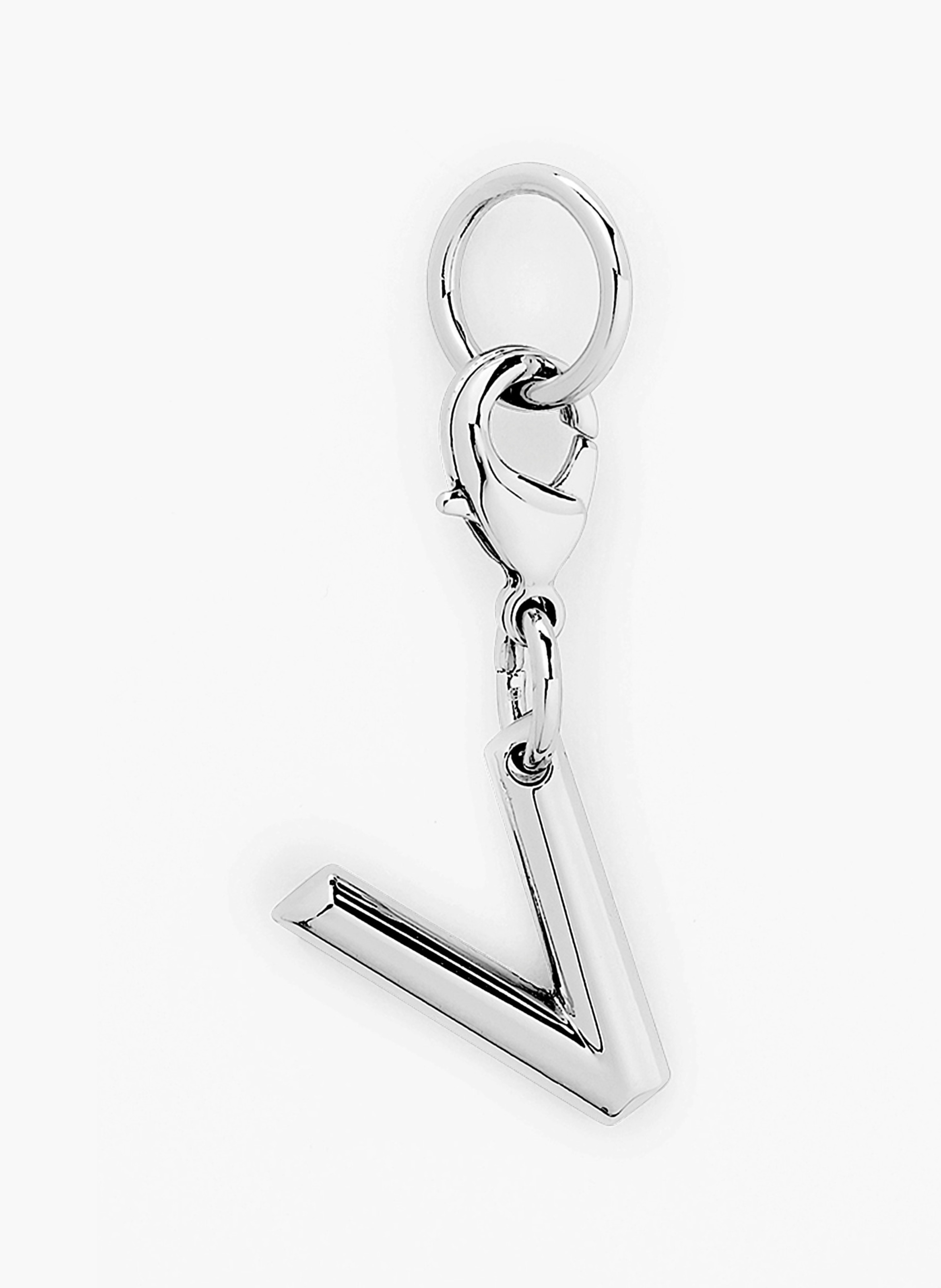 Charme métallique argenté lancel – lettre v. LANCEL Argent