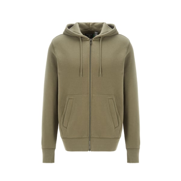 Hoodie zippé en coton mélangé