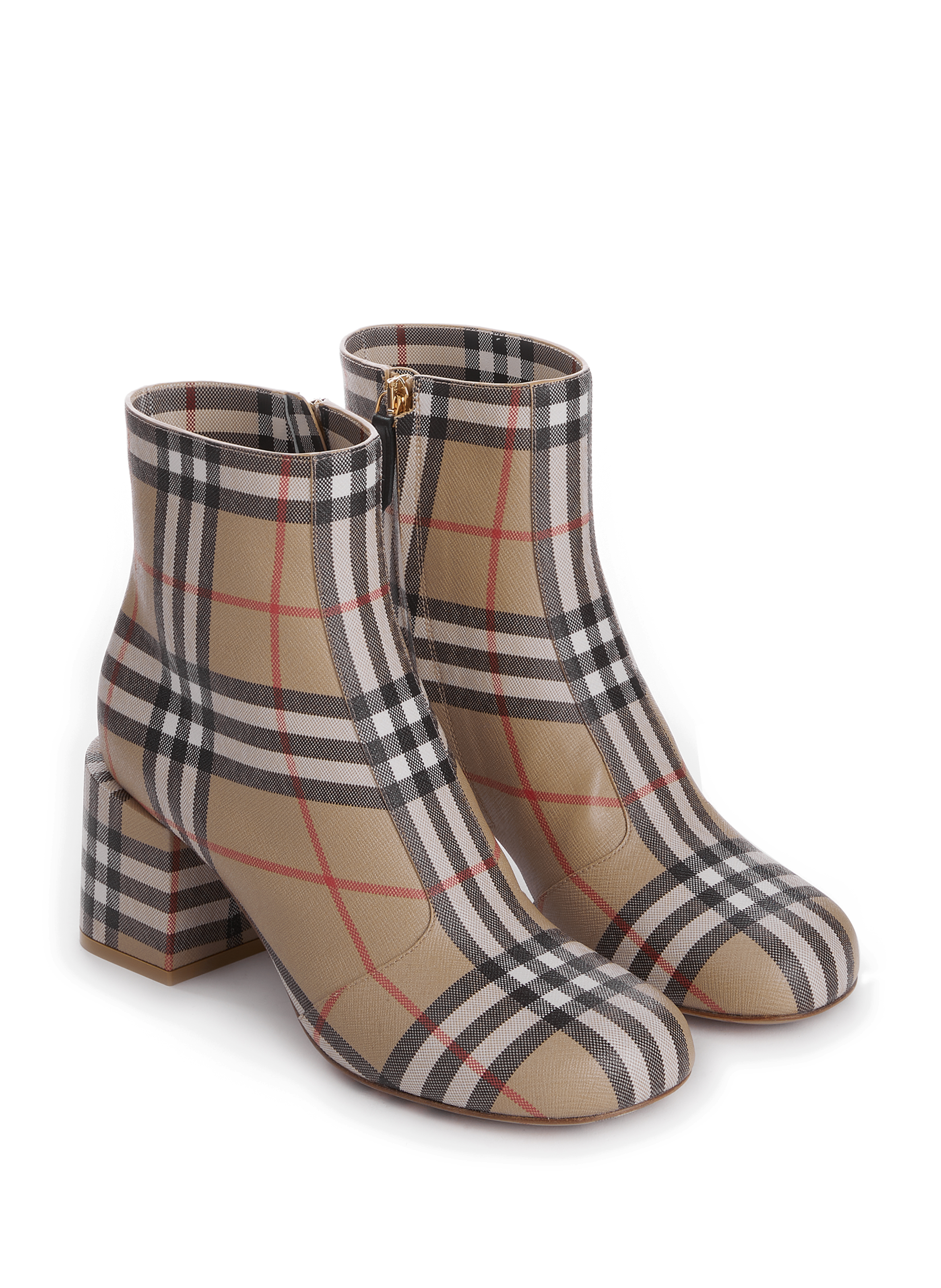 Bottines motif Check