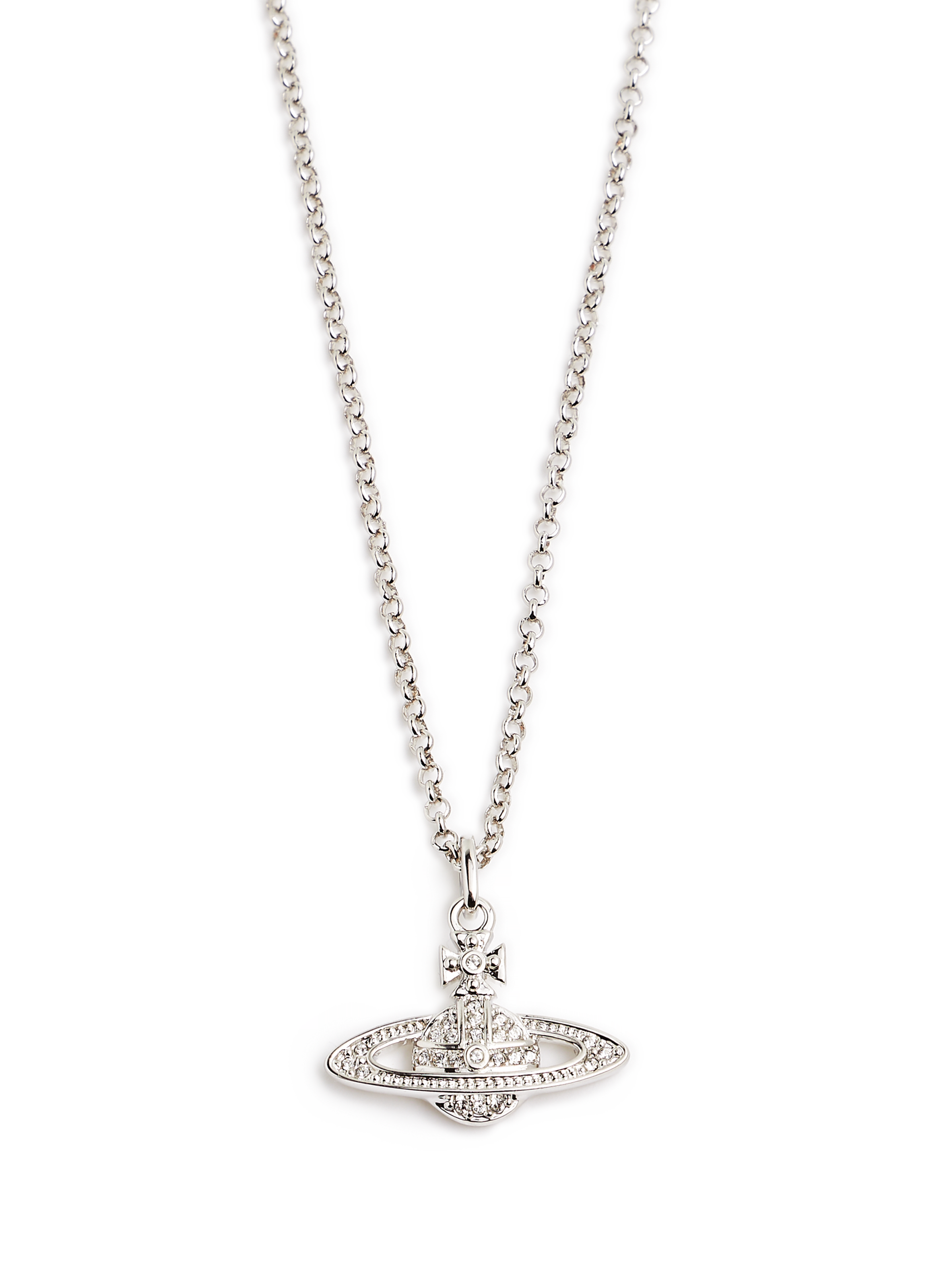 Brass chain necklace VIVIENNE WESTWOOD Silver