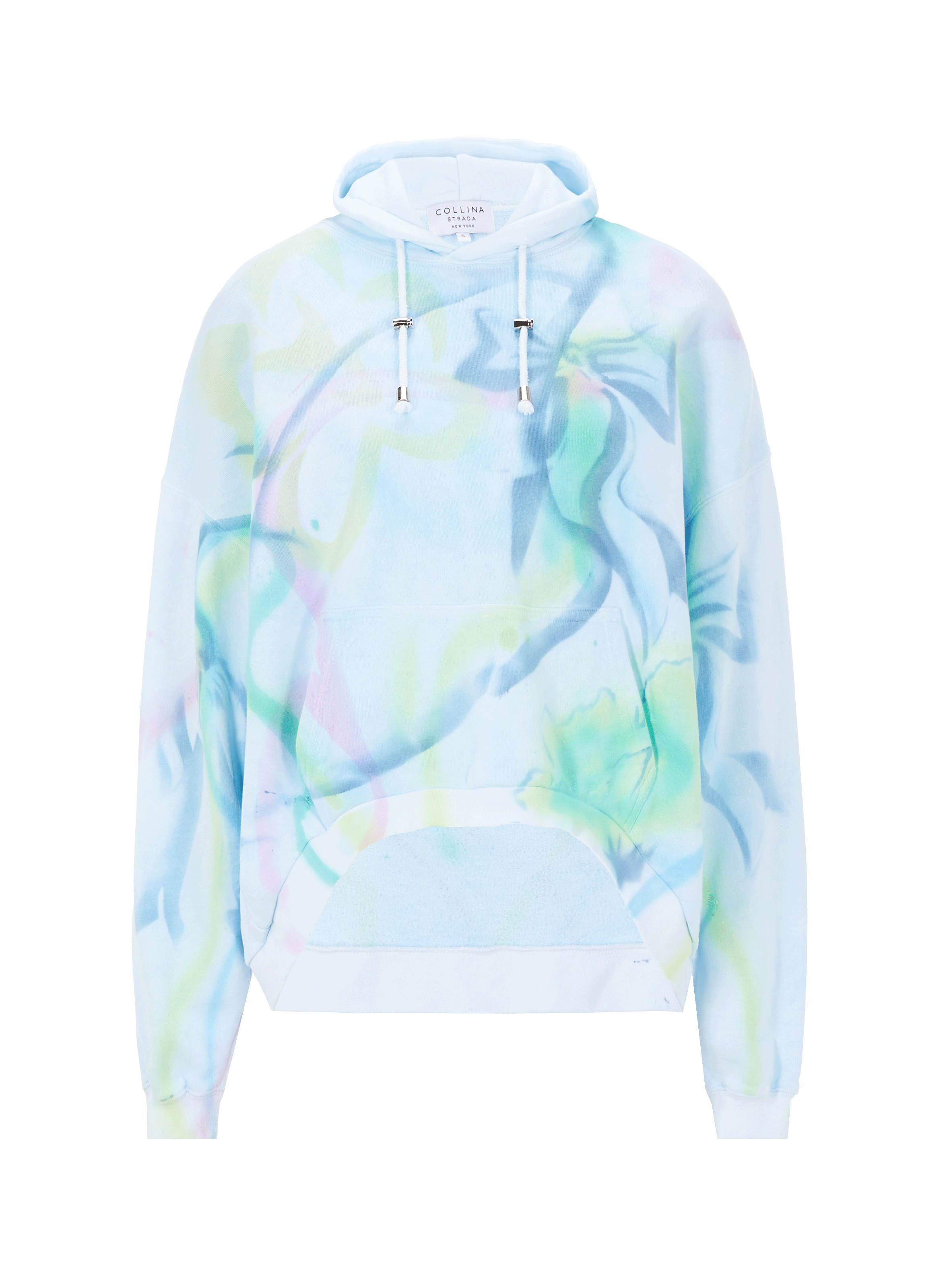 COLLINA STRADA Tie-dye hoodie Blue