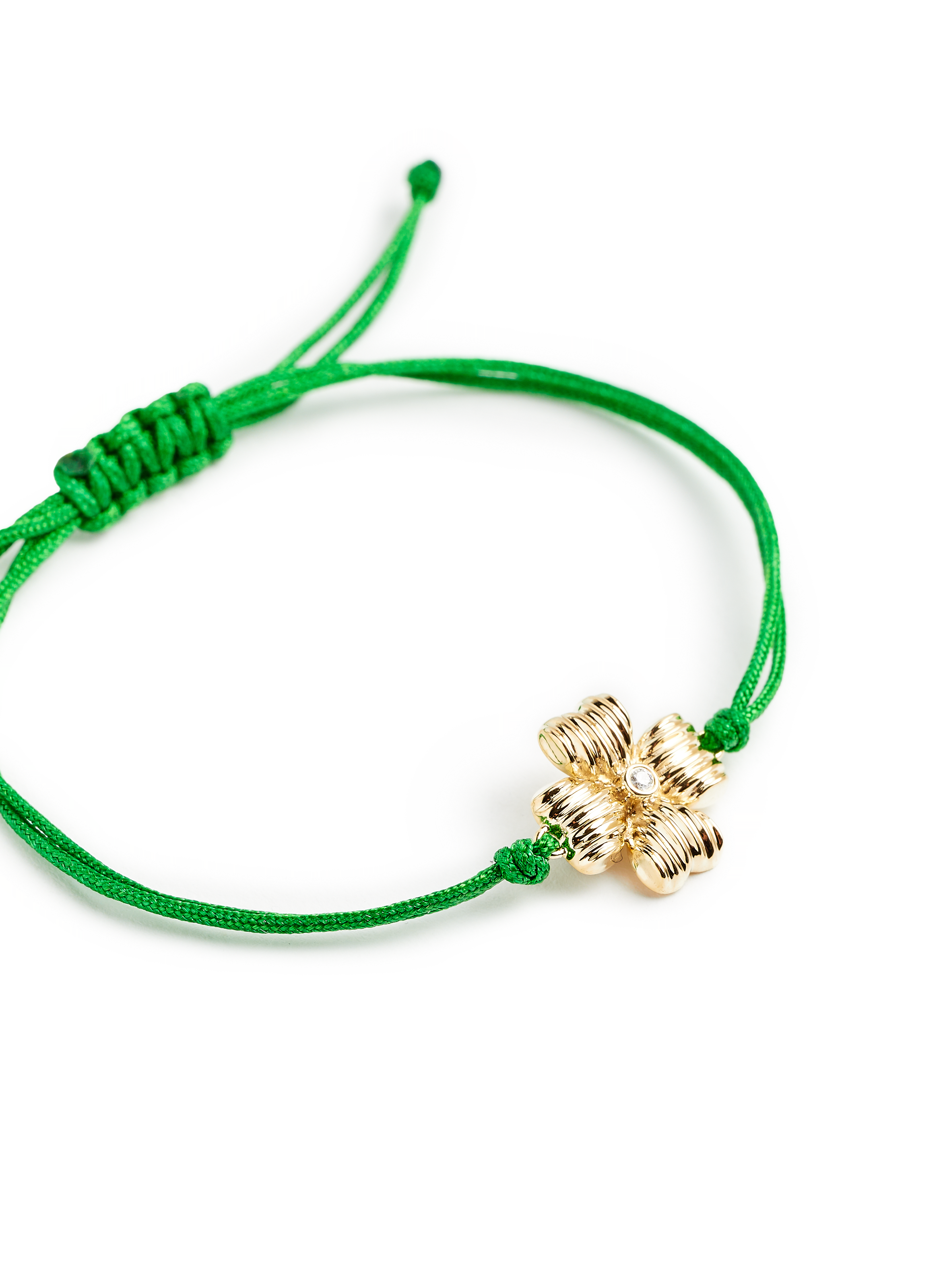 Bracelet trèfle en or