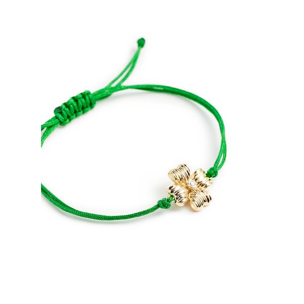 Bracelet trèfle en or