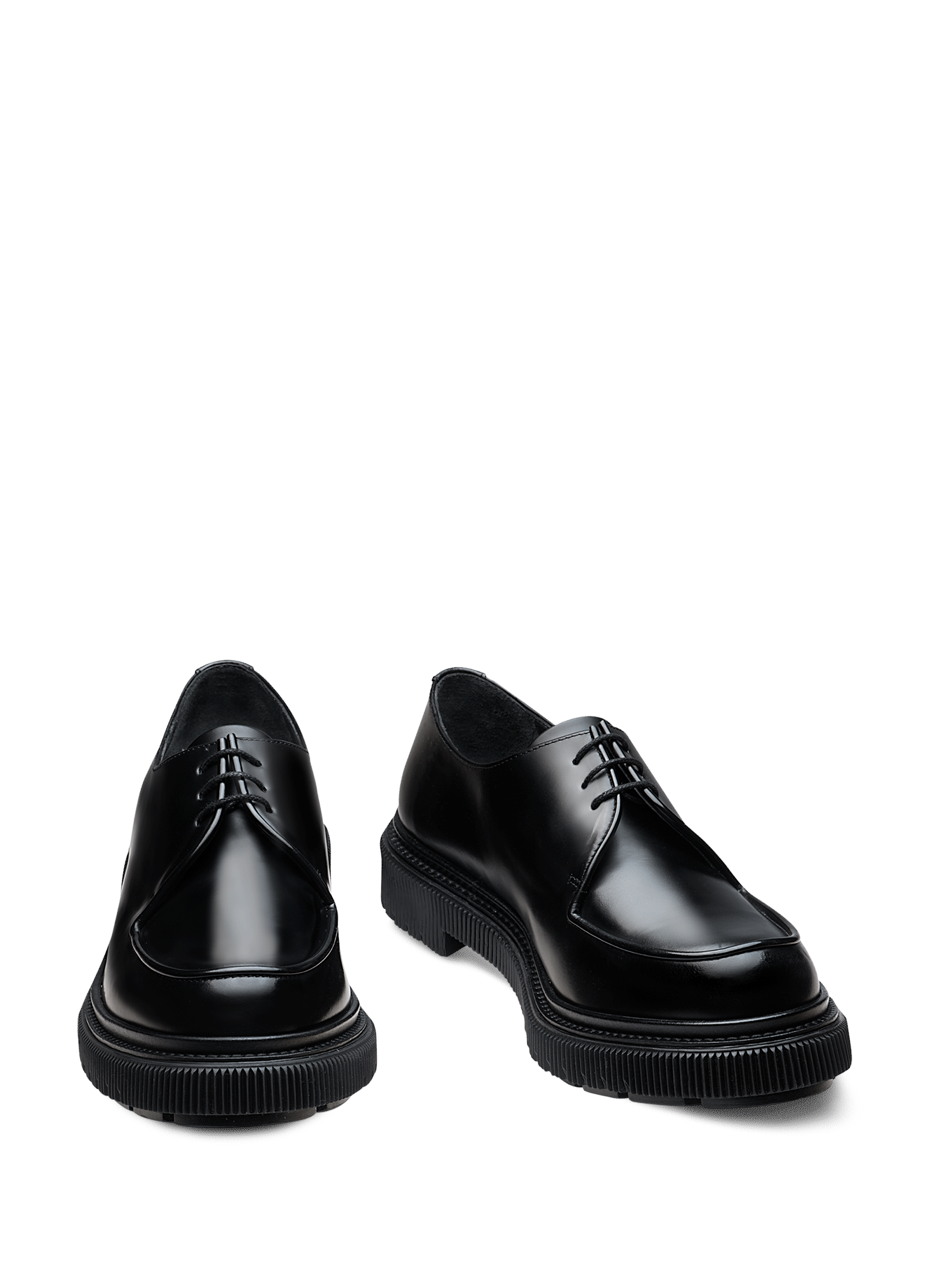 Leather Oxford shoes ADIEU Black