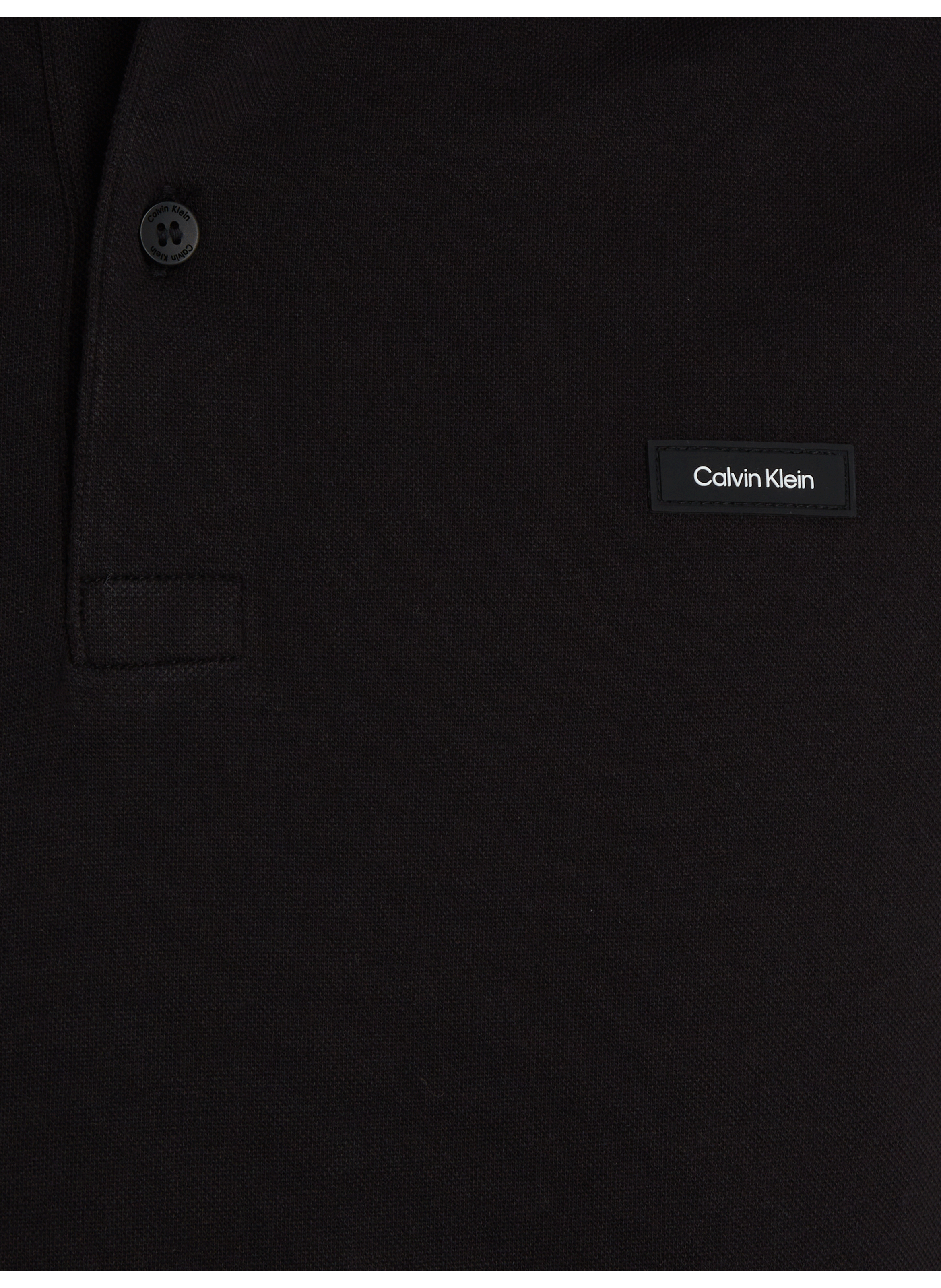Cotton polo shirt CALVIN KLEIN Black