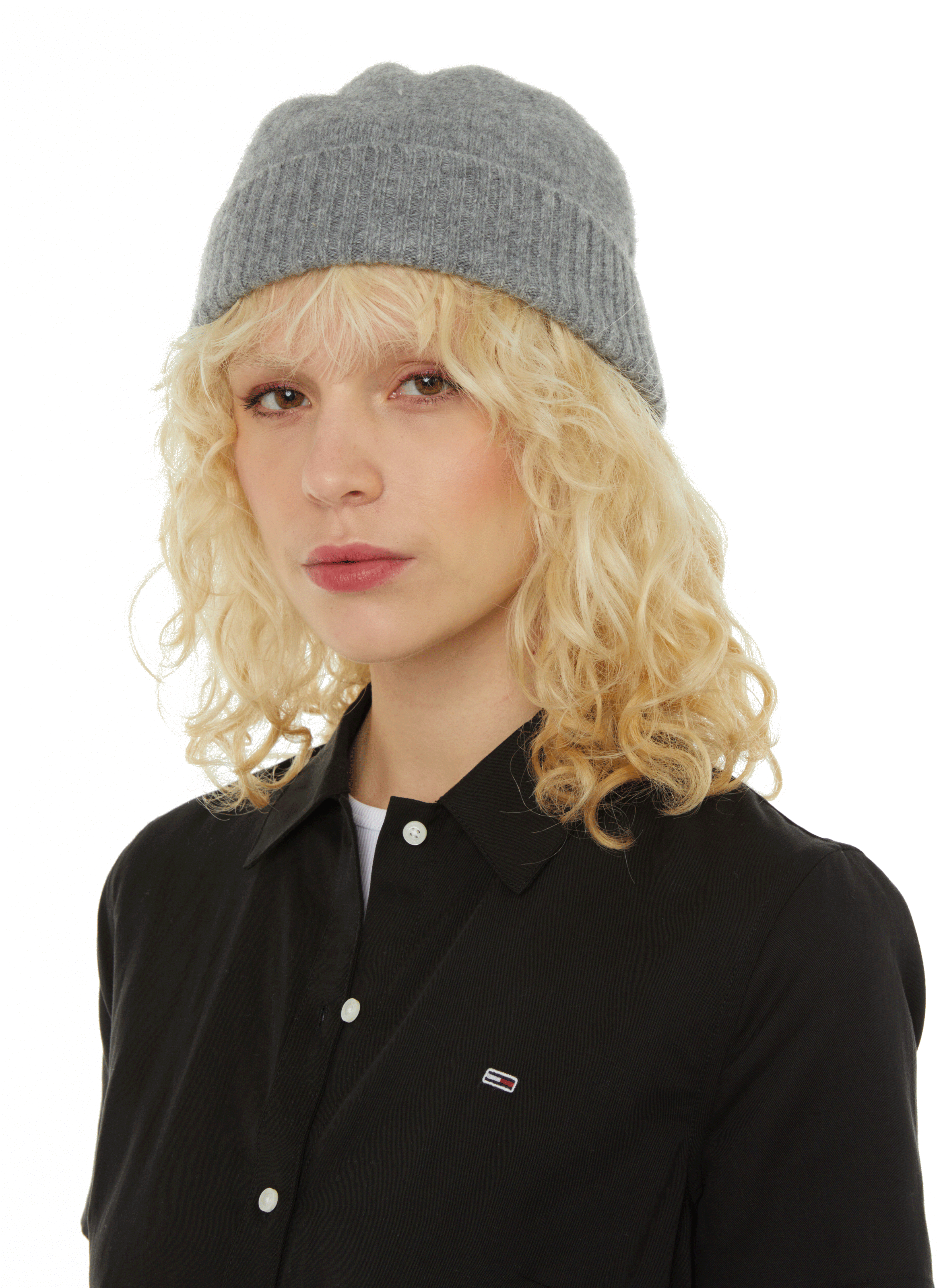 Bonnet fin en laine  MACKIE Gris