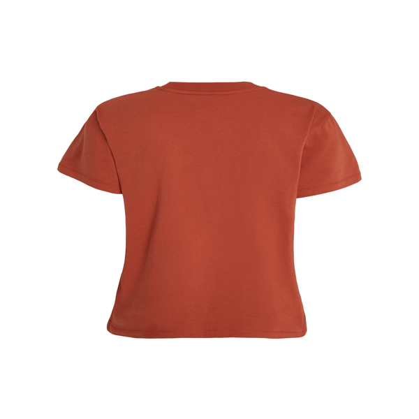 Calvin Klein Cotton T-shirt In Red