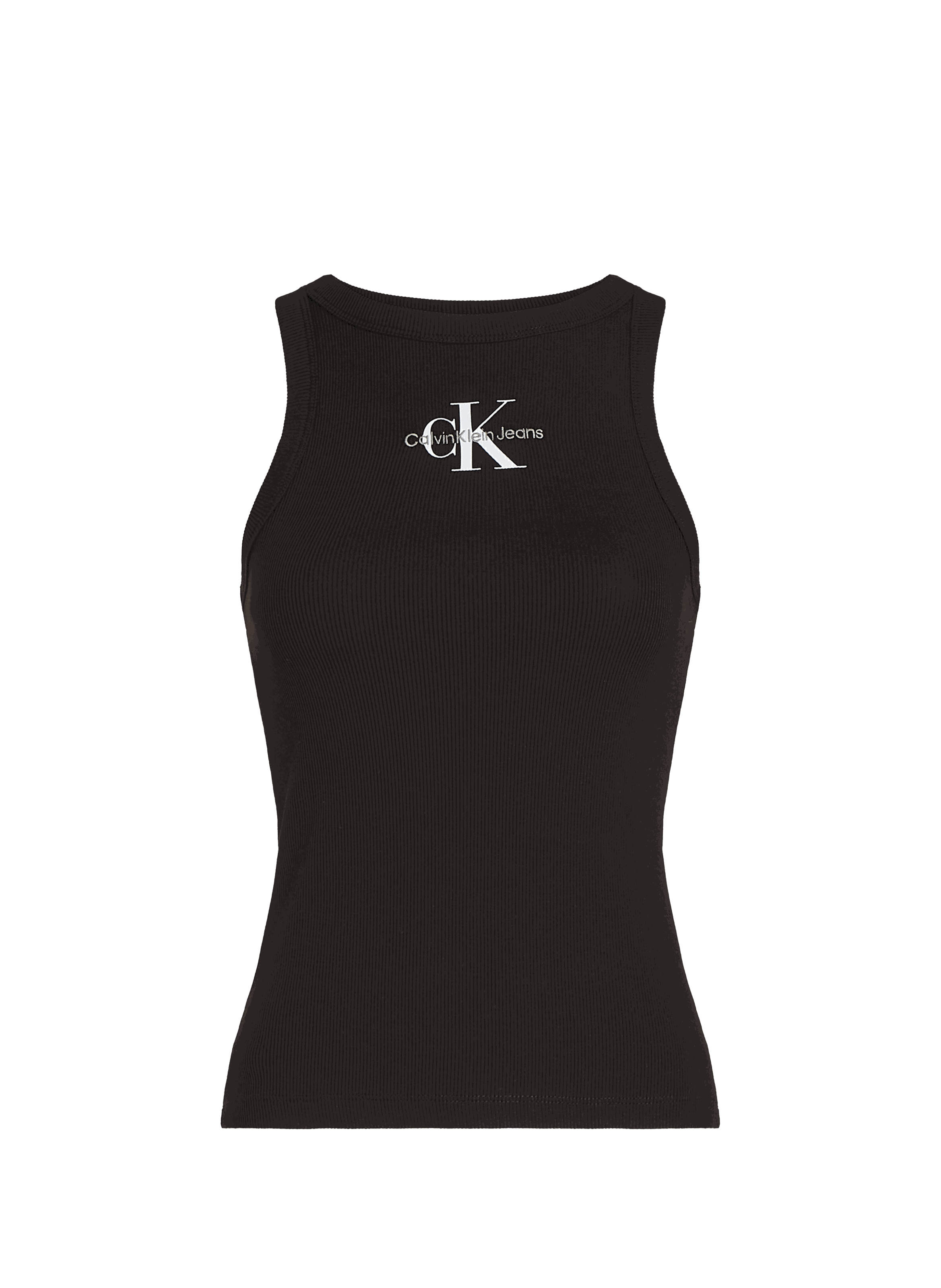 Top slim côtelé  CALVIN KLEIN Noir