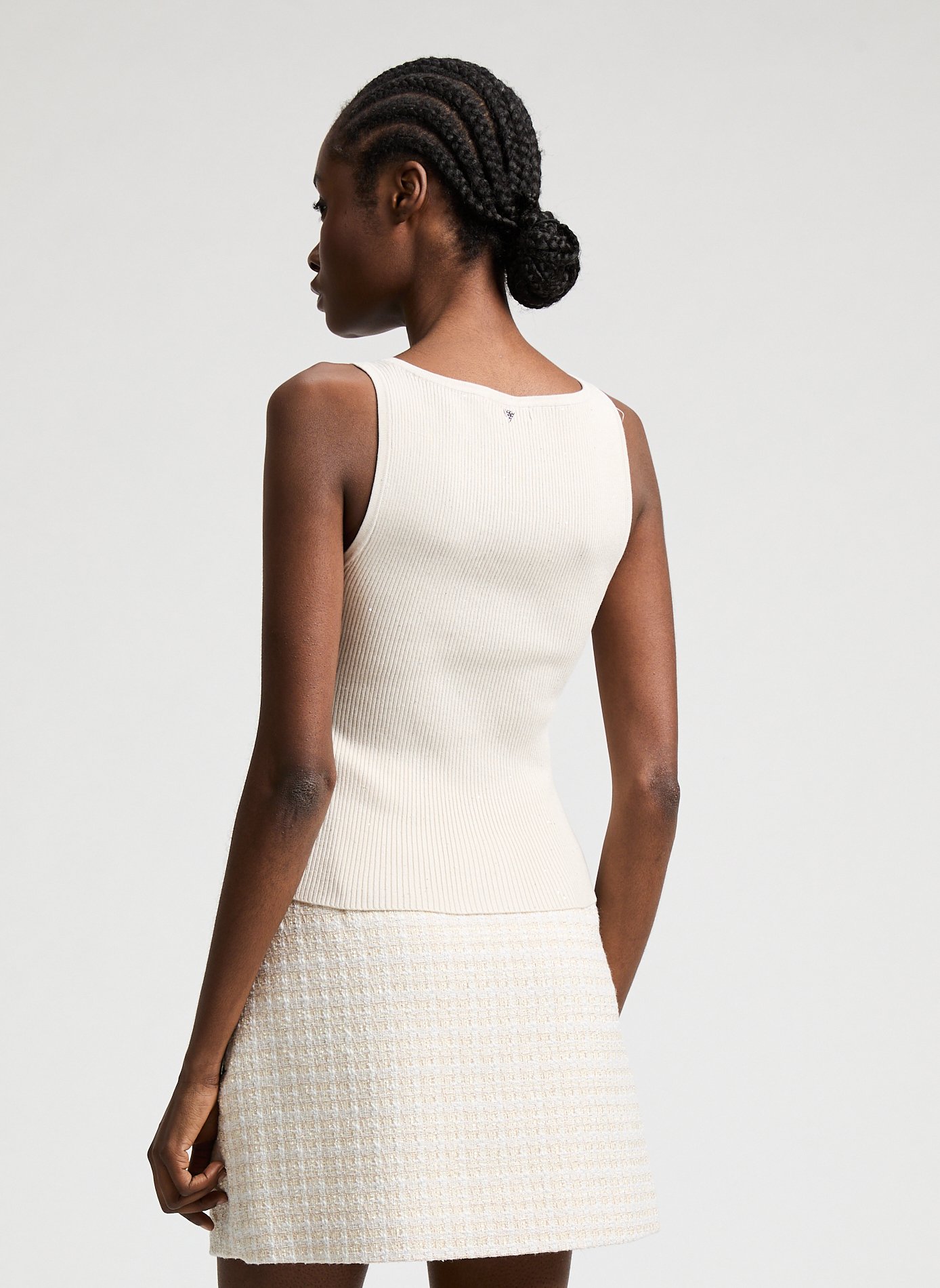 Ribbed top GUESS Grey