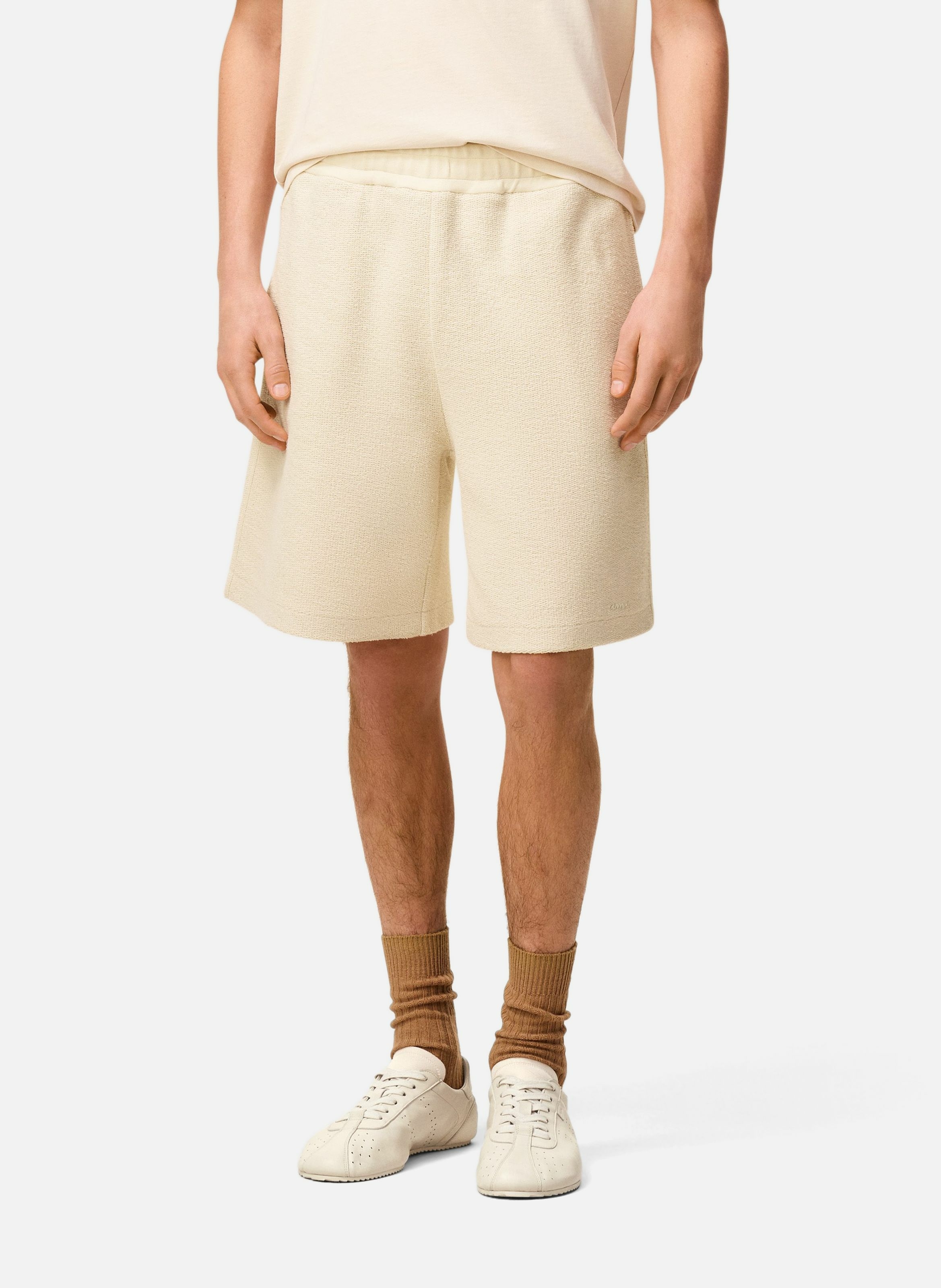 Short en coton AMI PARIS Blanc