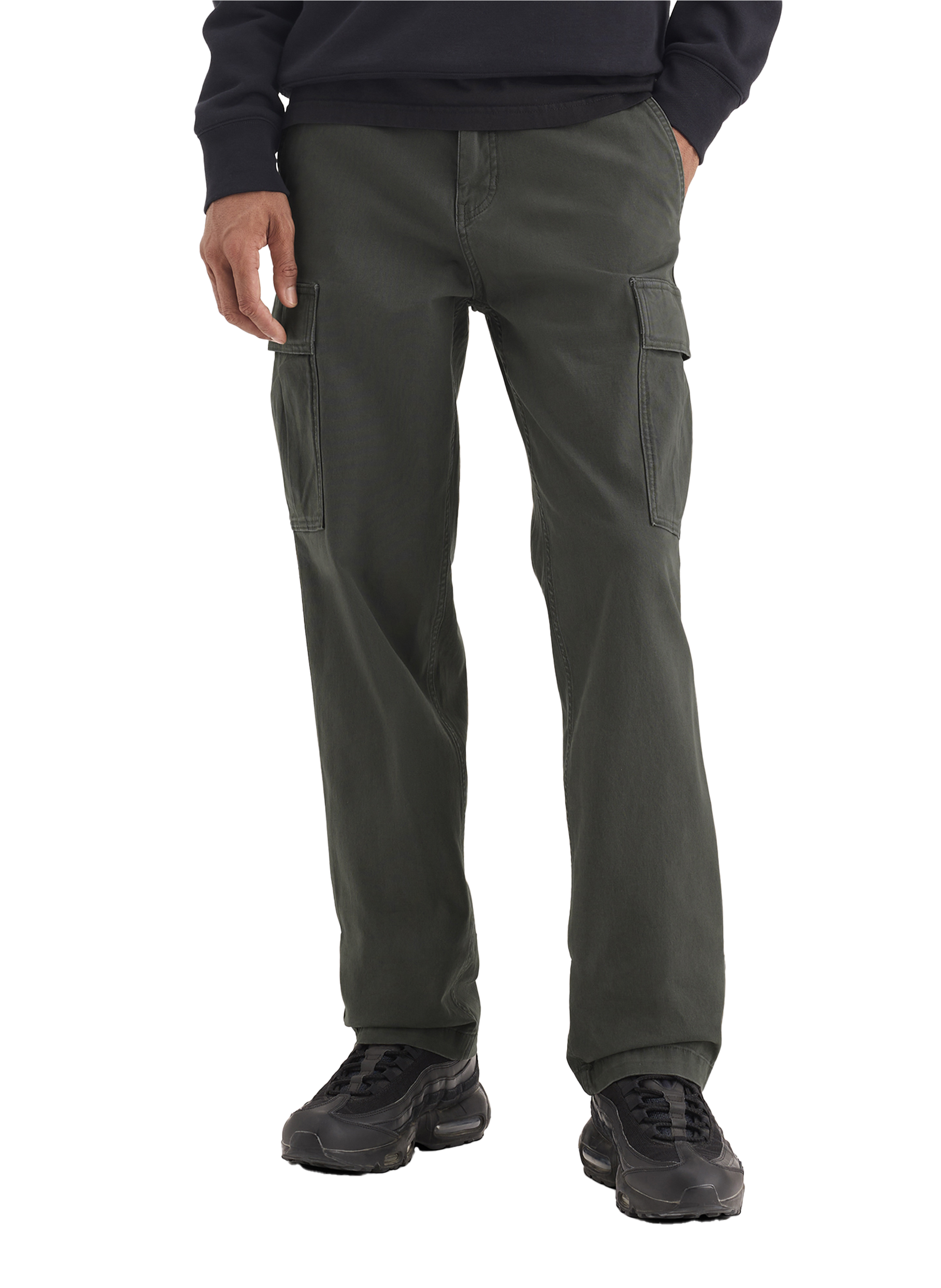 DOCKERS Pantalon cargo en coton Kaki