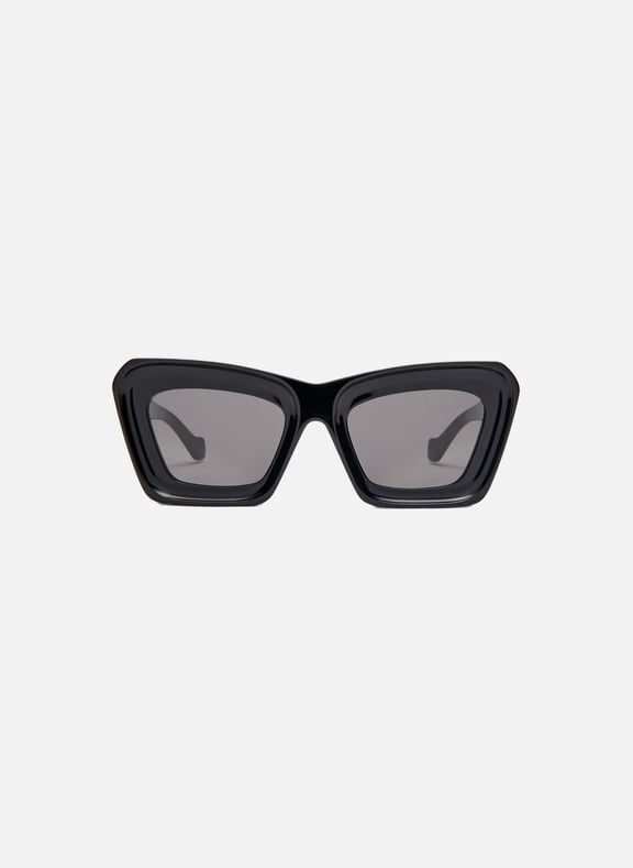 Lunettes de soleil transparentes Beveled Cateye Noir by LOEWE LOEWE Lunettes de soleil transparentes Beveled Cateye Noir