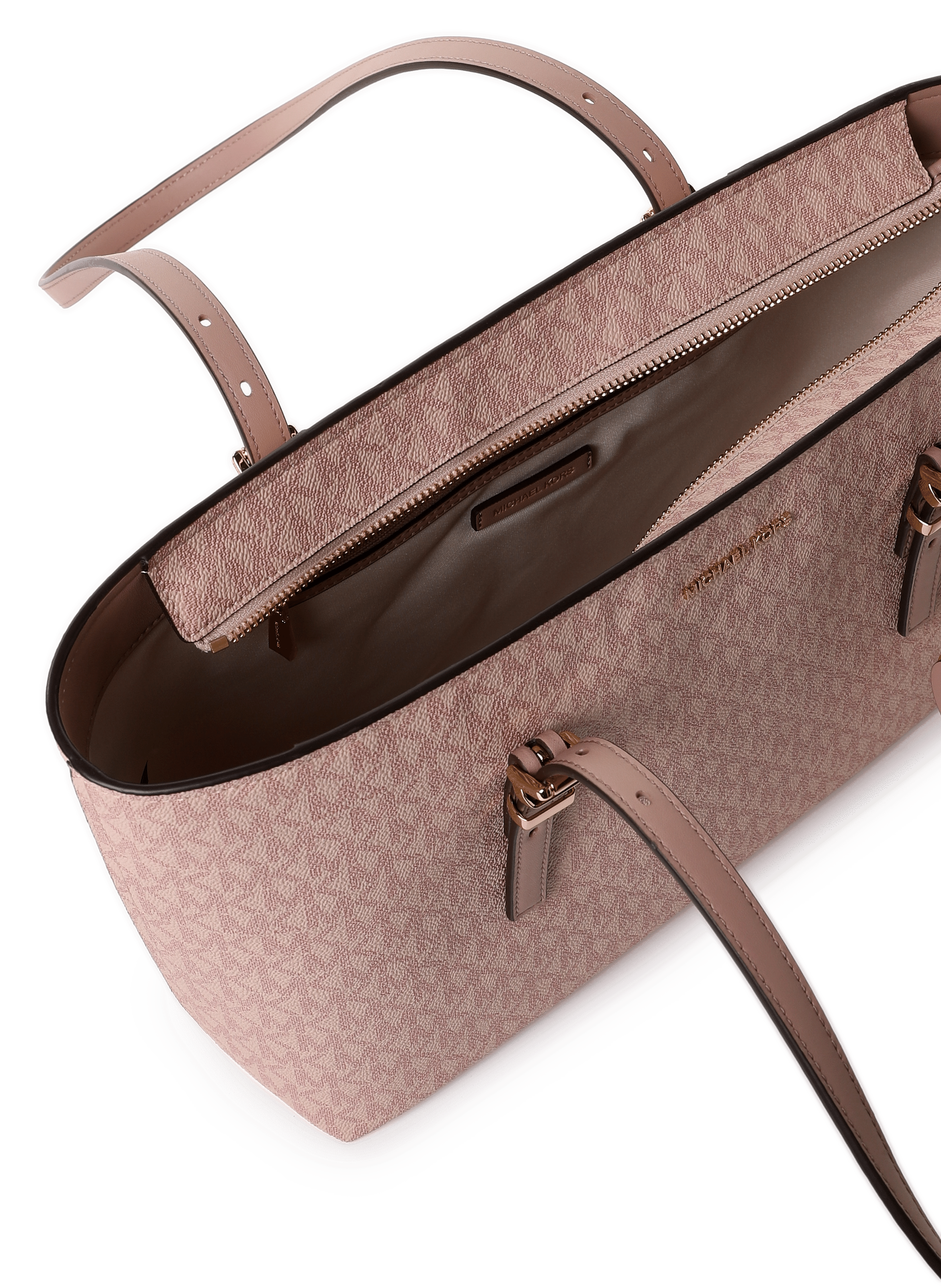 Monogram-print handbag MICHAEL KORS Pink