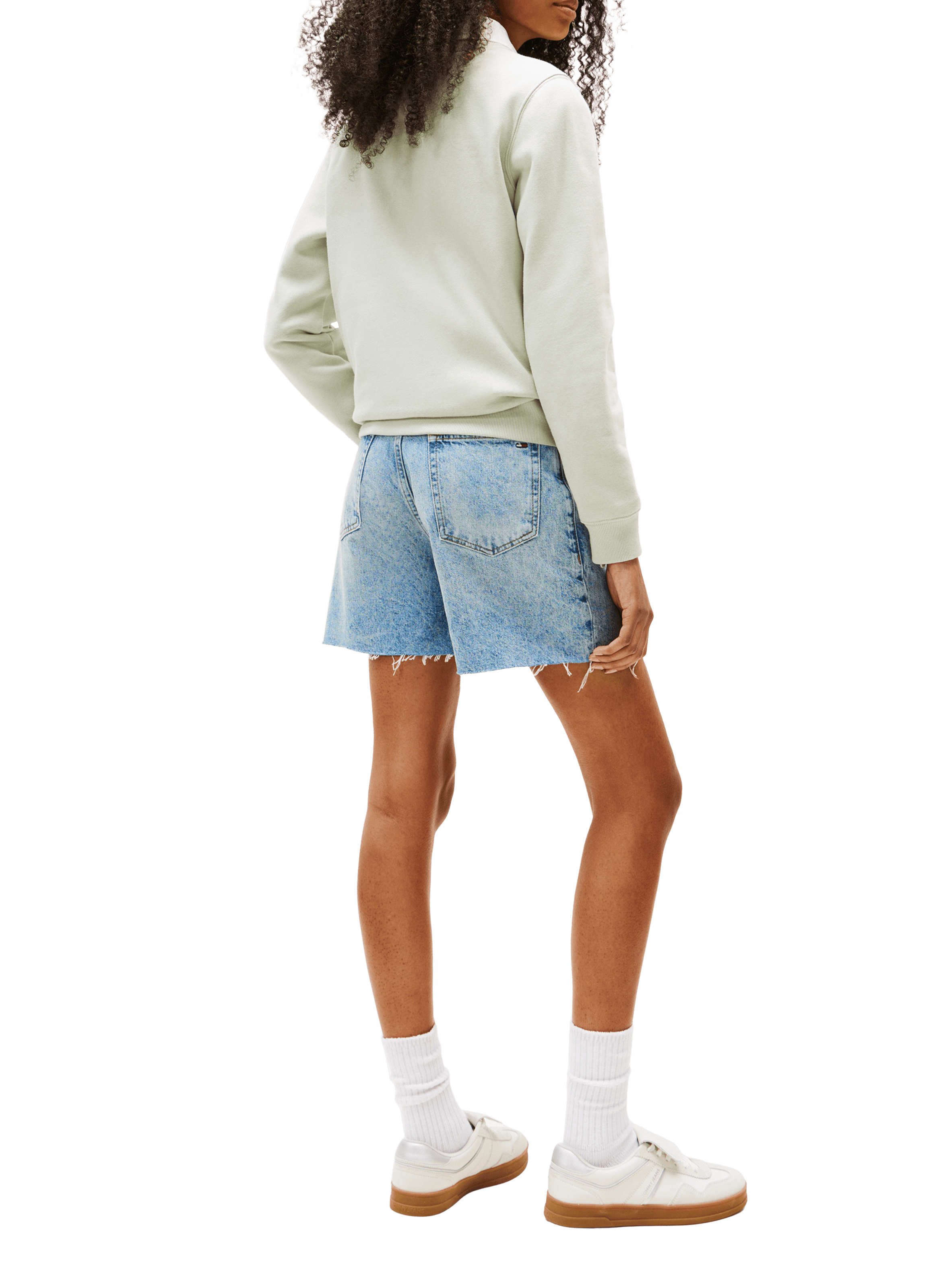 Sweatshirt en coton TOMMY HILFIGER Kaki